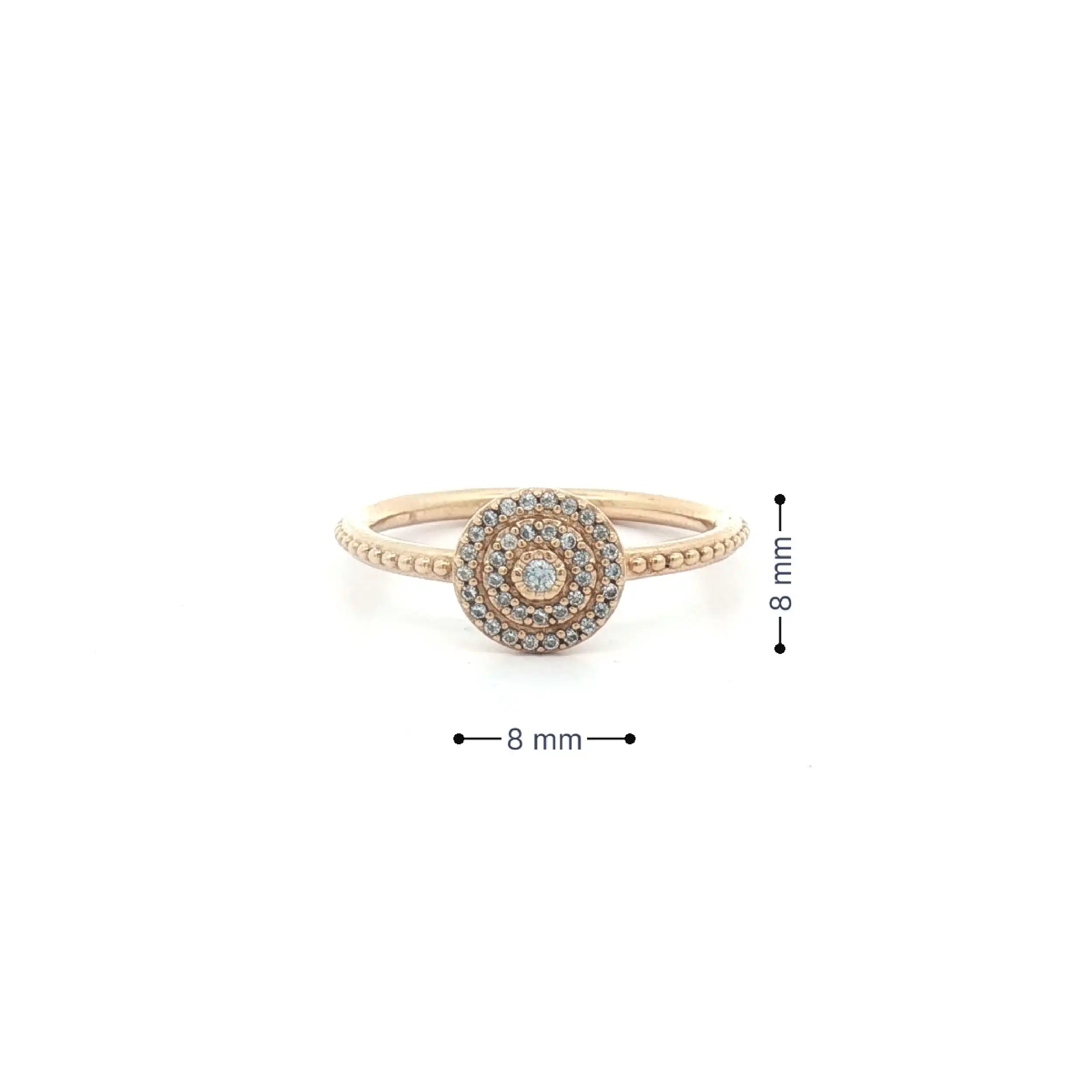 Ring Gelbgold mit Zirkonia Pandora Ring Gelbgold mit Zirkonia Pandora