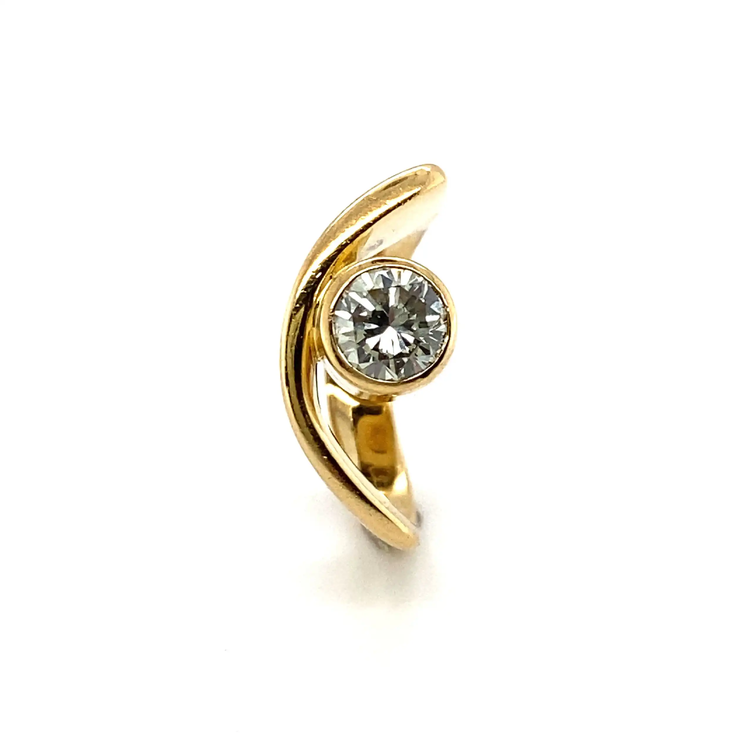 Ring Gelbgold mit Solitär Brillant ca. 1,09 ct Ring Gelbgold mit Solitär Brillant ca. 1,09 ct