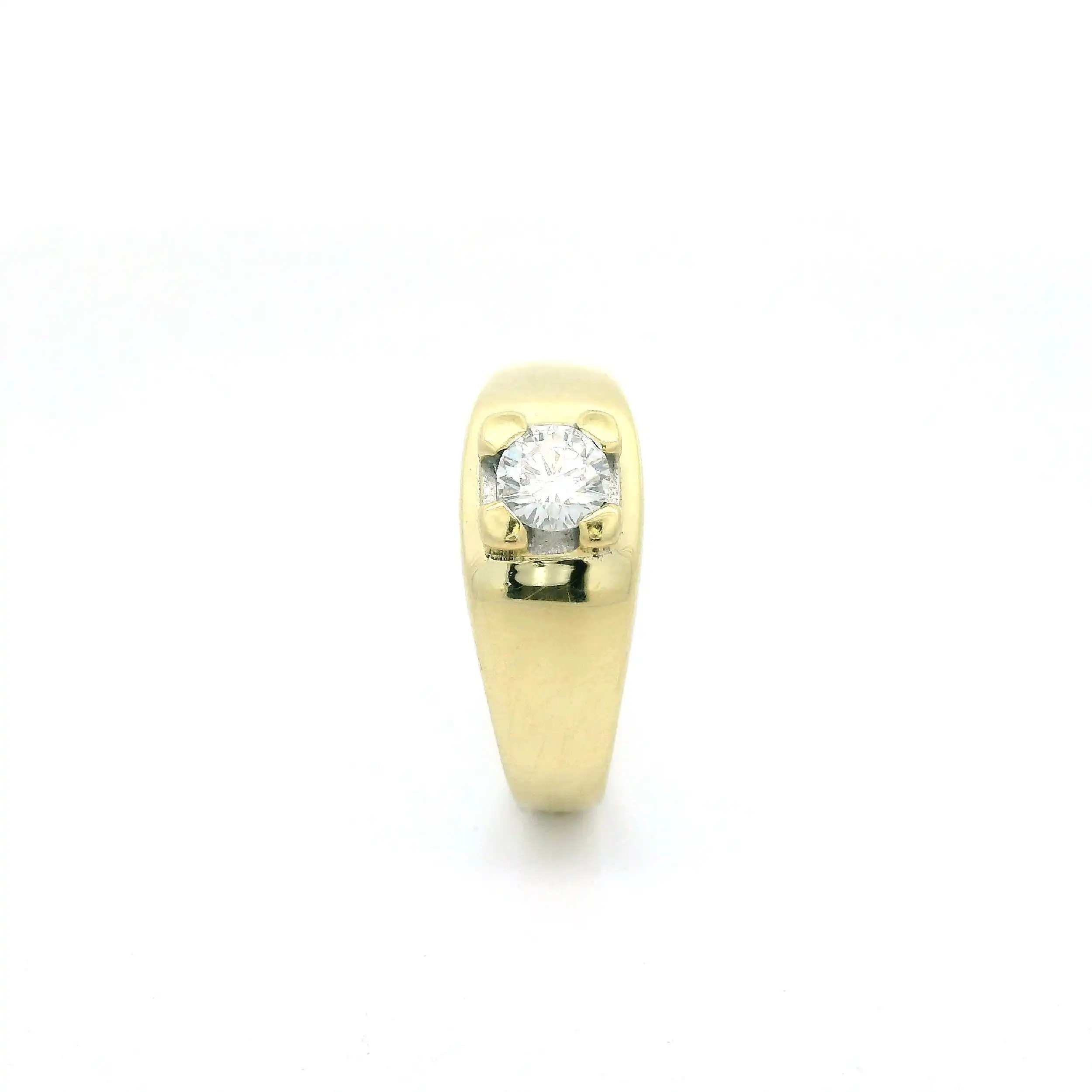 Ring Bicolor mit Brillant