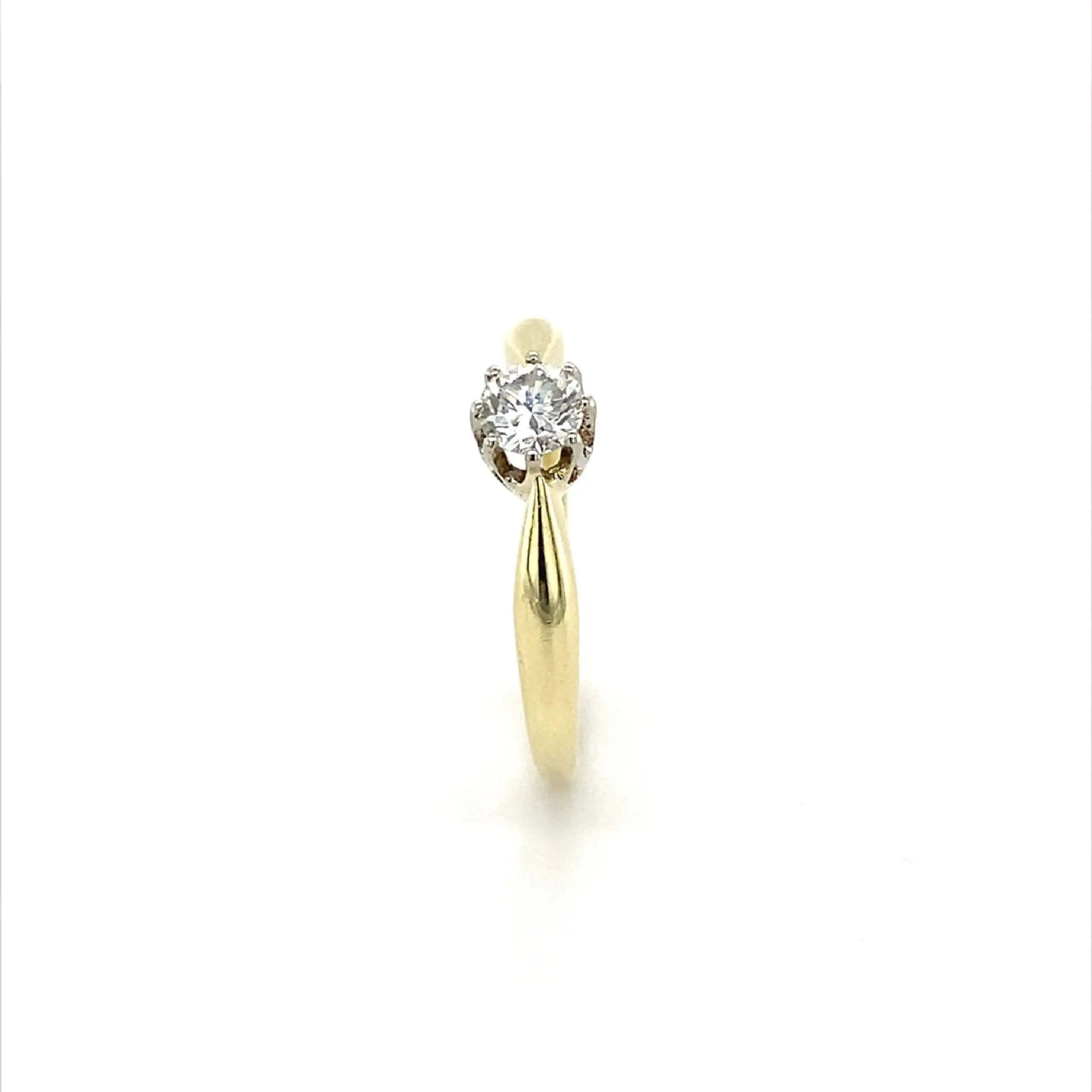 Ring Bicolor mit Brillant Ring Bicolor mit Brillant