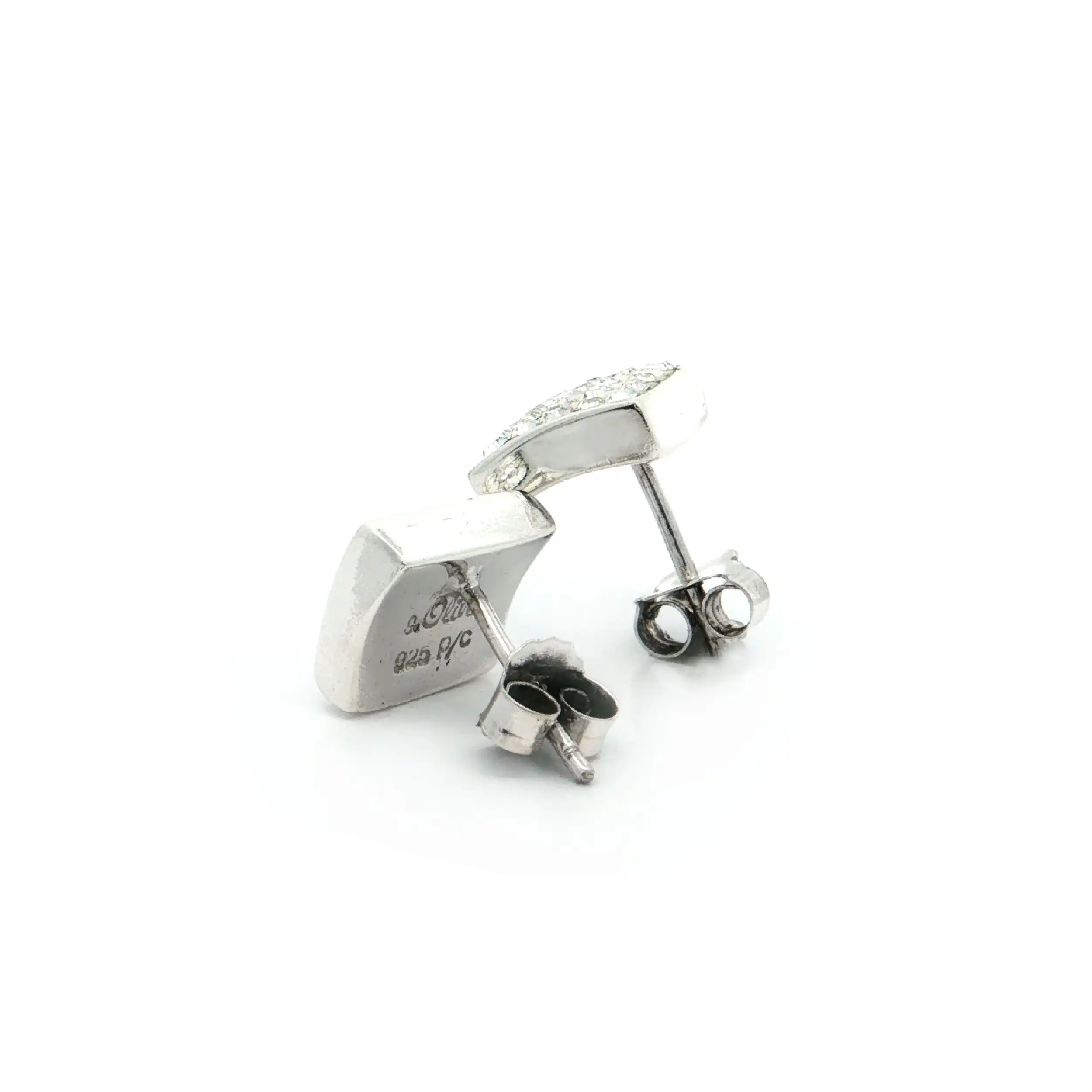 Silberohrstecker mit Zirkonia Silberohrstecker mit Zirkonia