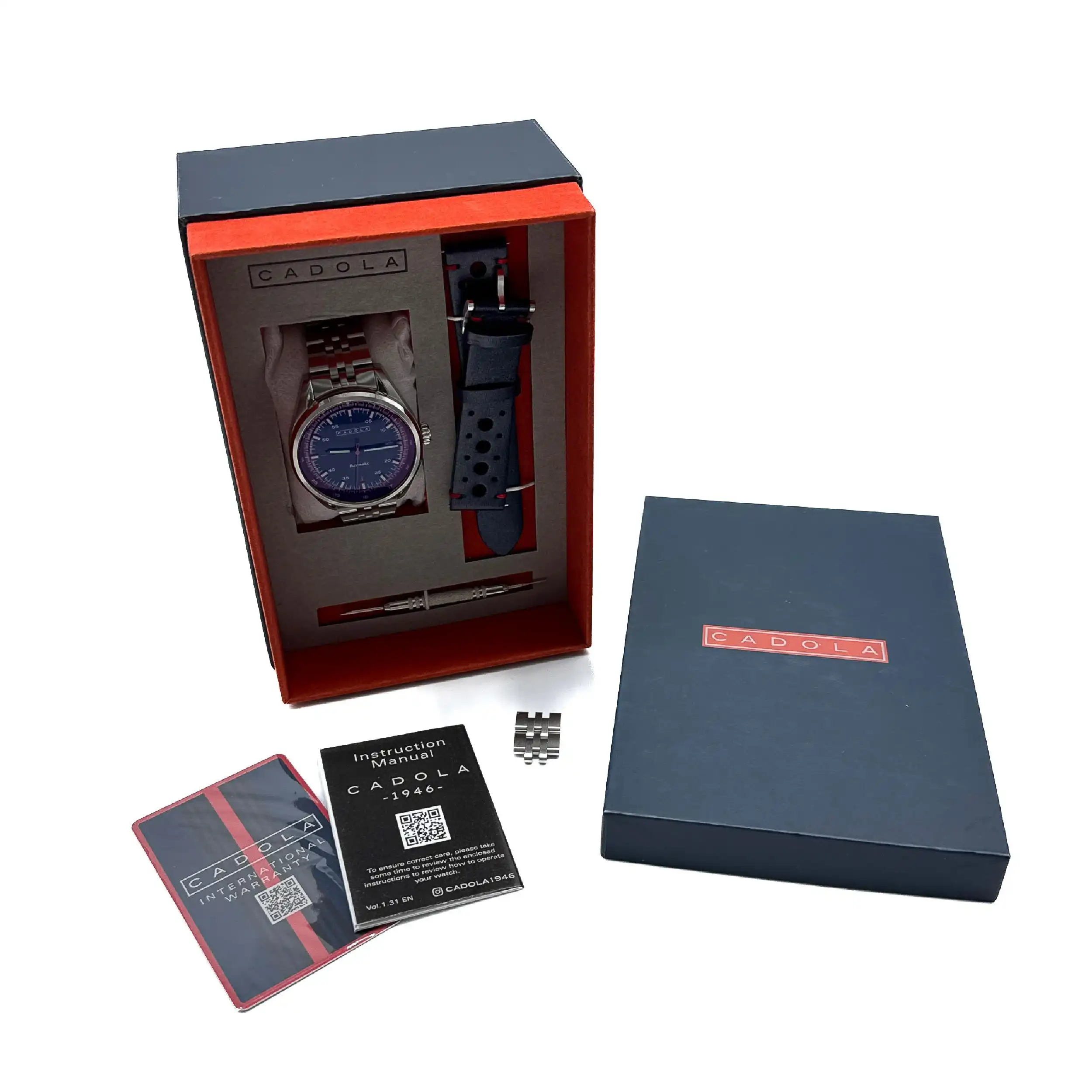 Herrenuhr Cadola Pista Red Black Automatic CD-1031 mit Box Herrenuhr Cadola Pista Red Black Automatic CD-1031 mit Box