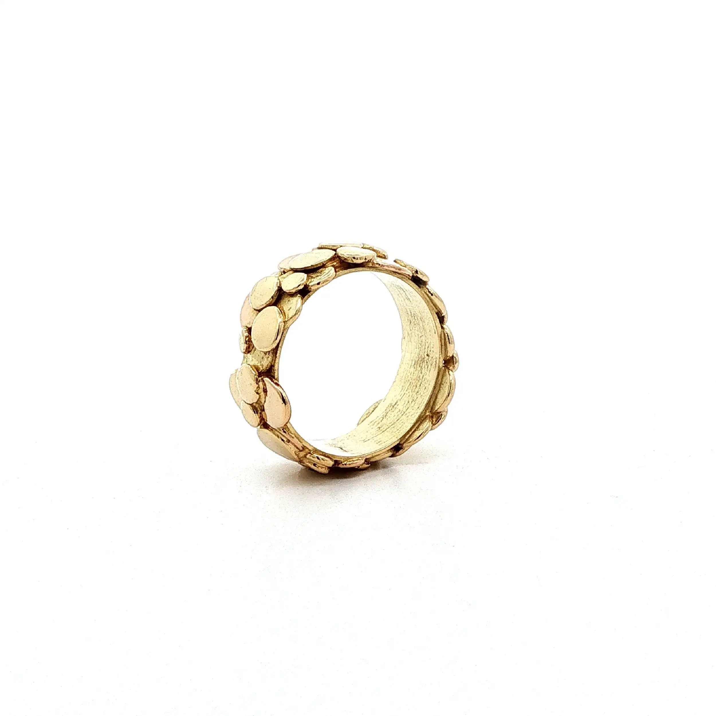 Ring Gelbgold mit Muster