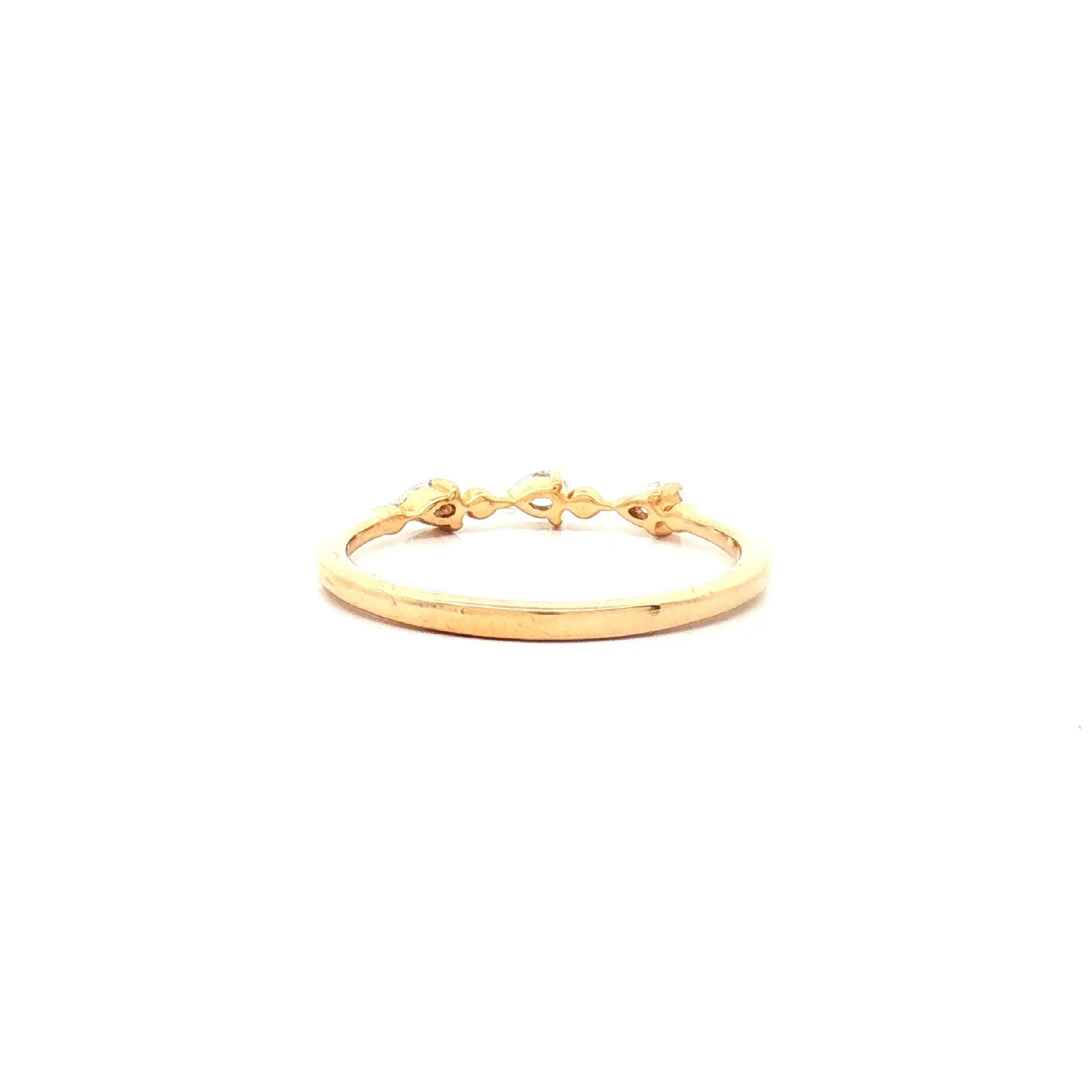Ring Gelbgold mit Tropfendiamanten Ring Gelbgold mit Tropfendiamanten