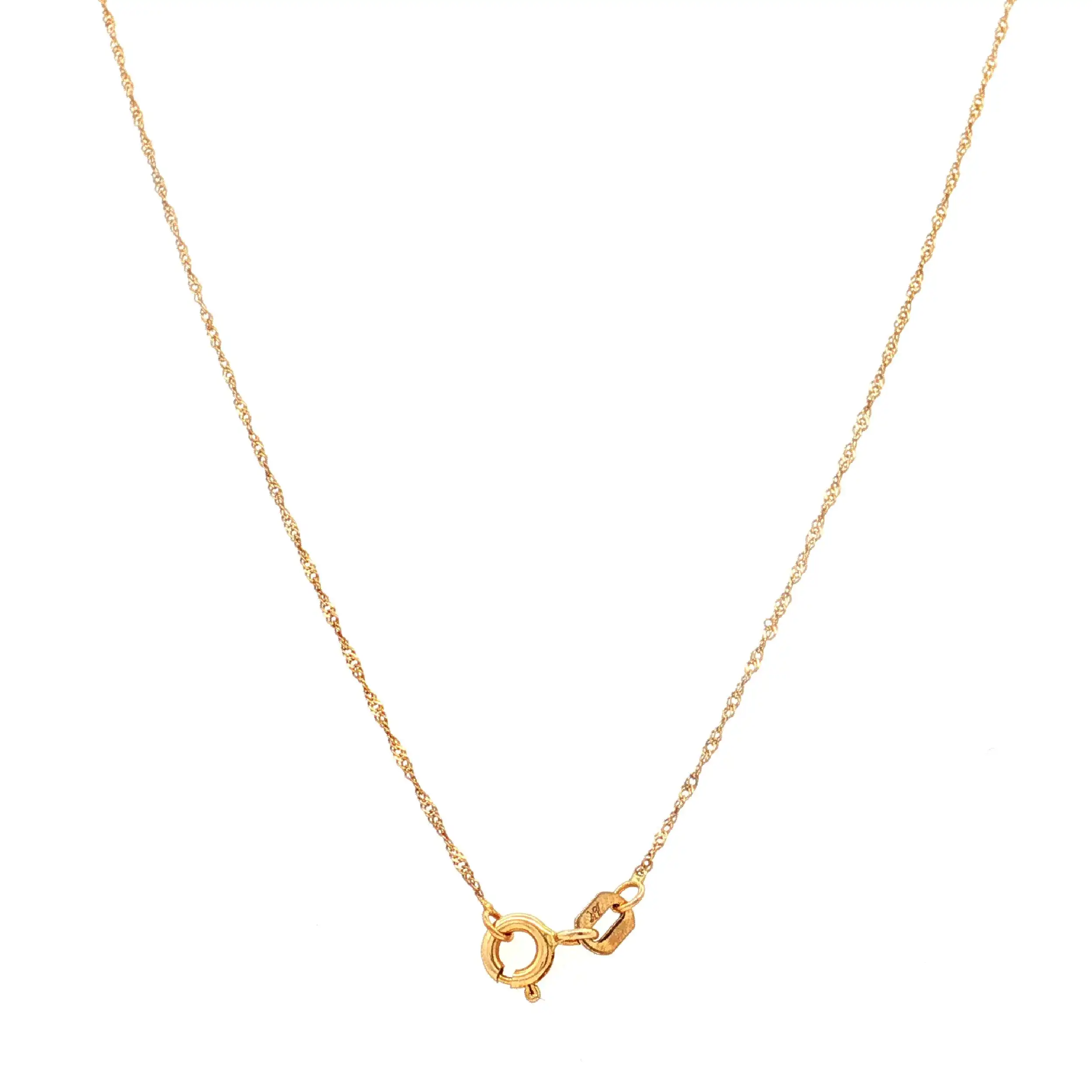Kette gedreht Gelbgold