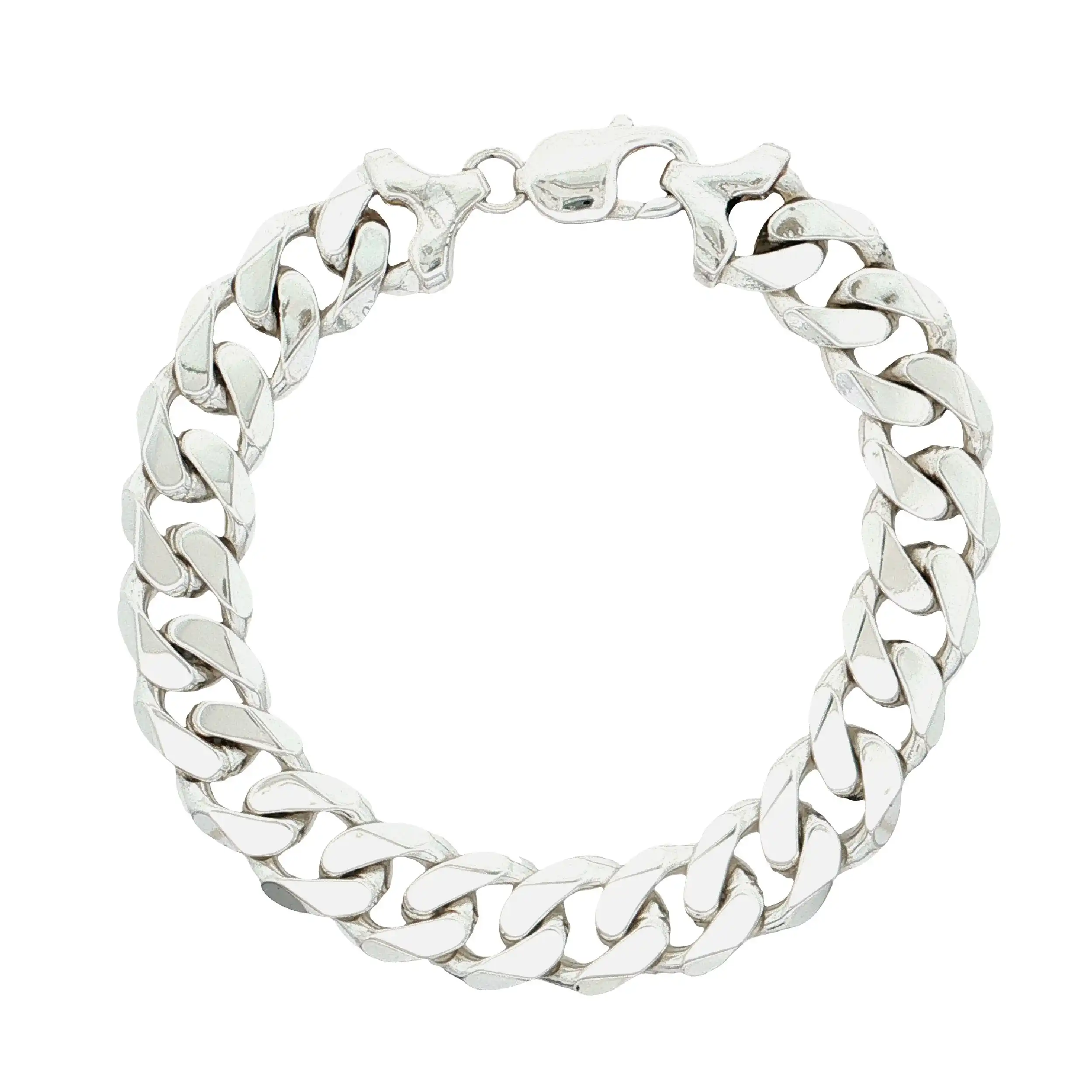 Panzerarmband Silber
