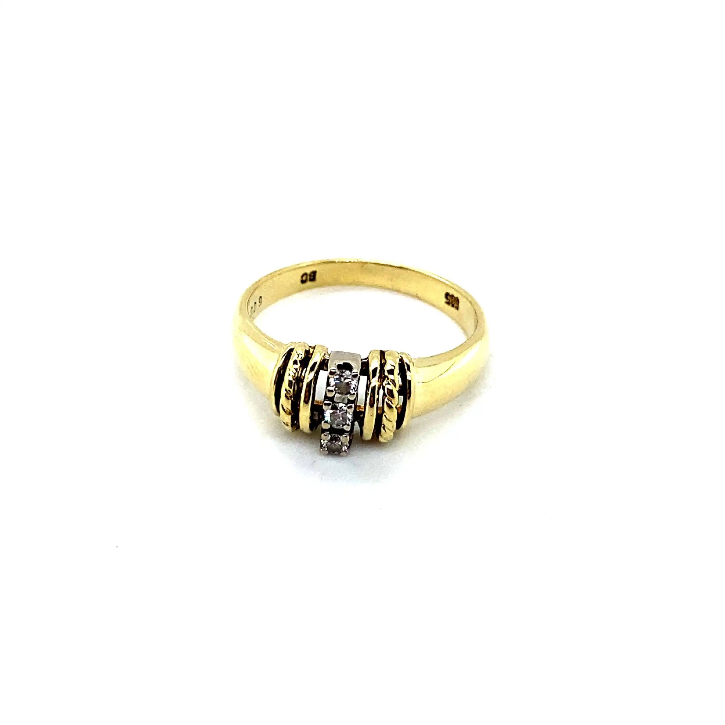Ring Gelbgold mit Brillanten Ring Gelbgold mit Brillanten