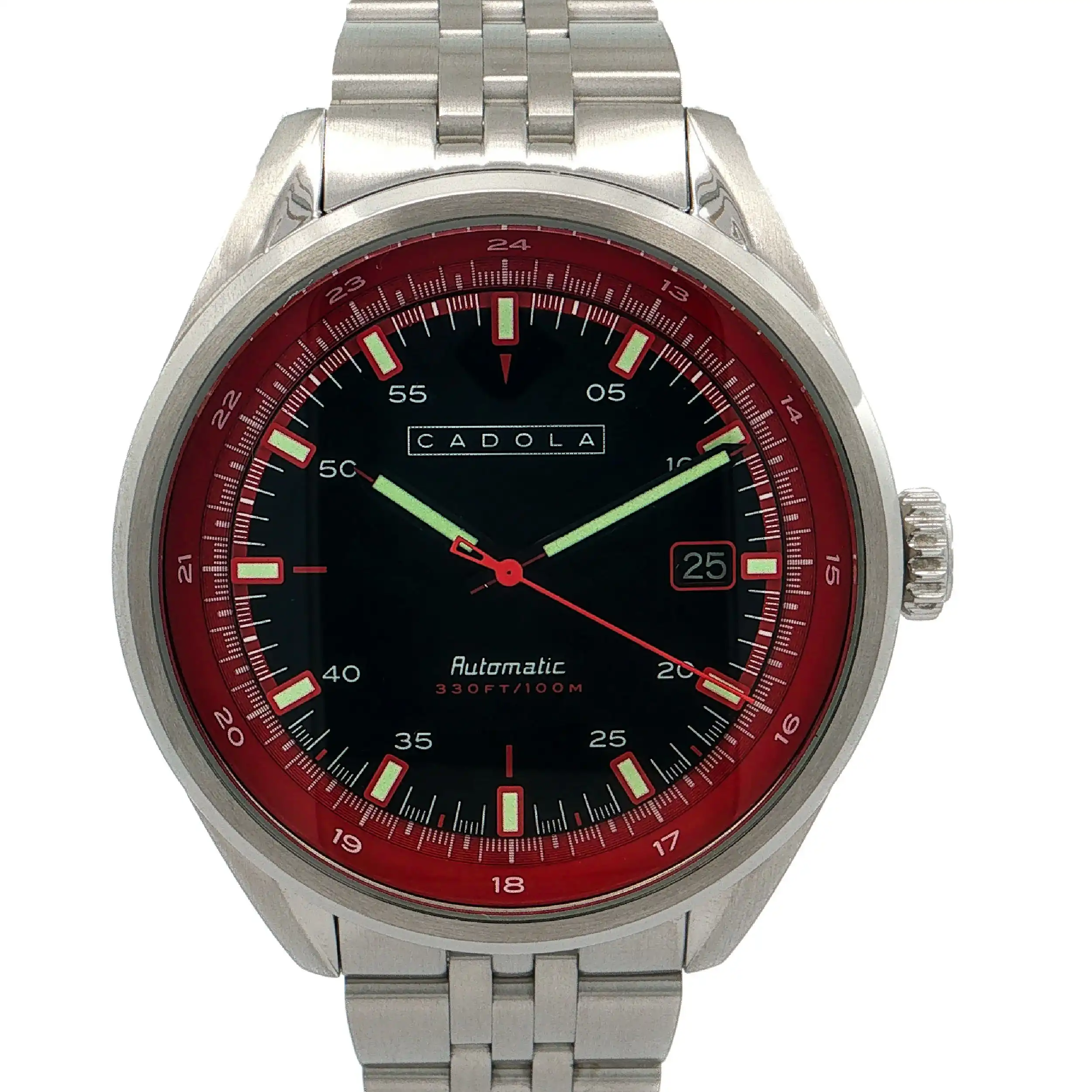 Herrenuhr Cadola Pista Red Black Automatic CD-1031 mit Box Herrenuhr Cadola Pista Red Black Automatic CD-1031 mit Box