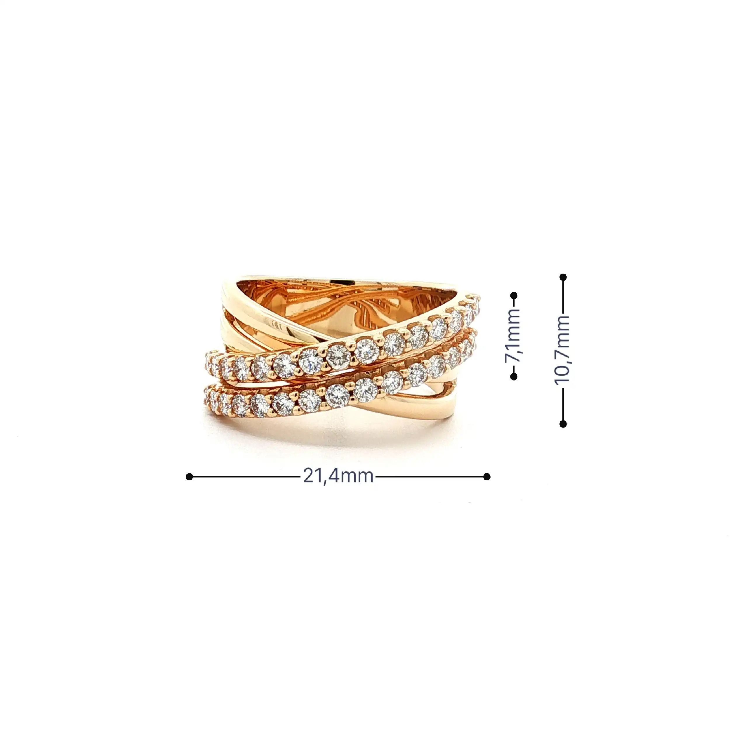 Ring Gelbgold mit Brillanten Ring Gelbgold mit Brillanten