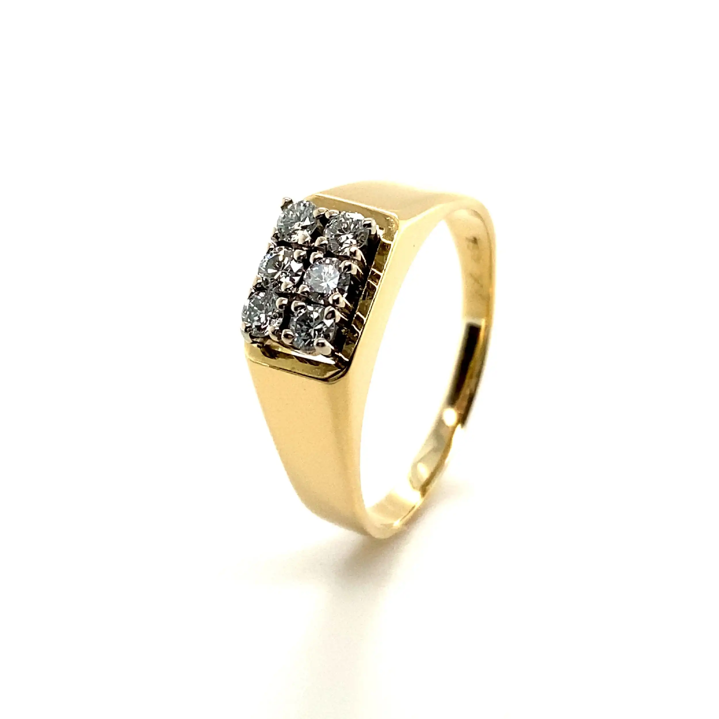 Ring Gelbgold mit Brillanten