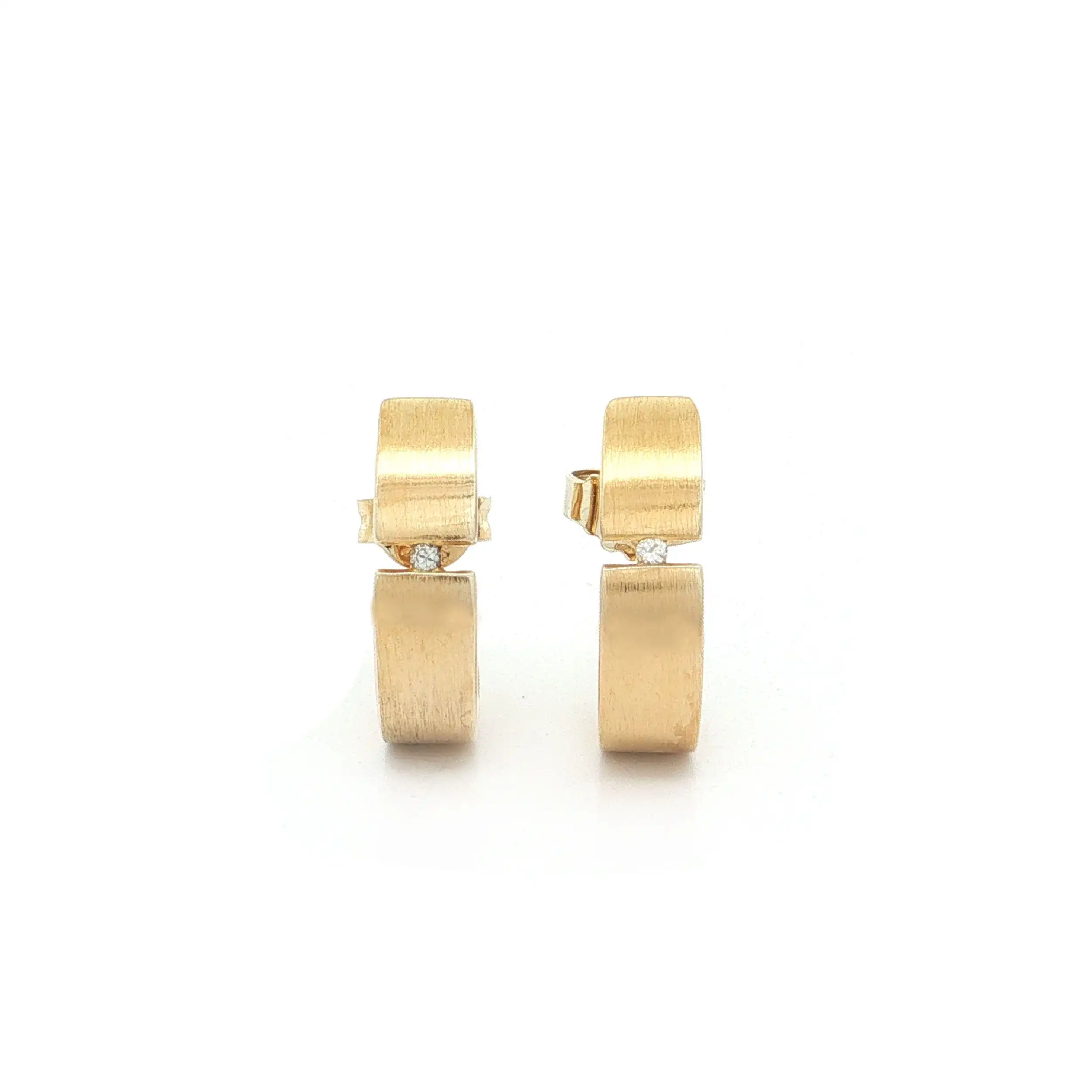 Ohrstecker Gelbgold mit Brillant Ohrstecker Gelbgold mit Brillant