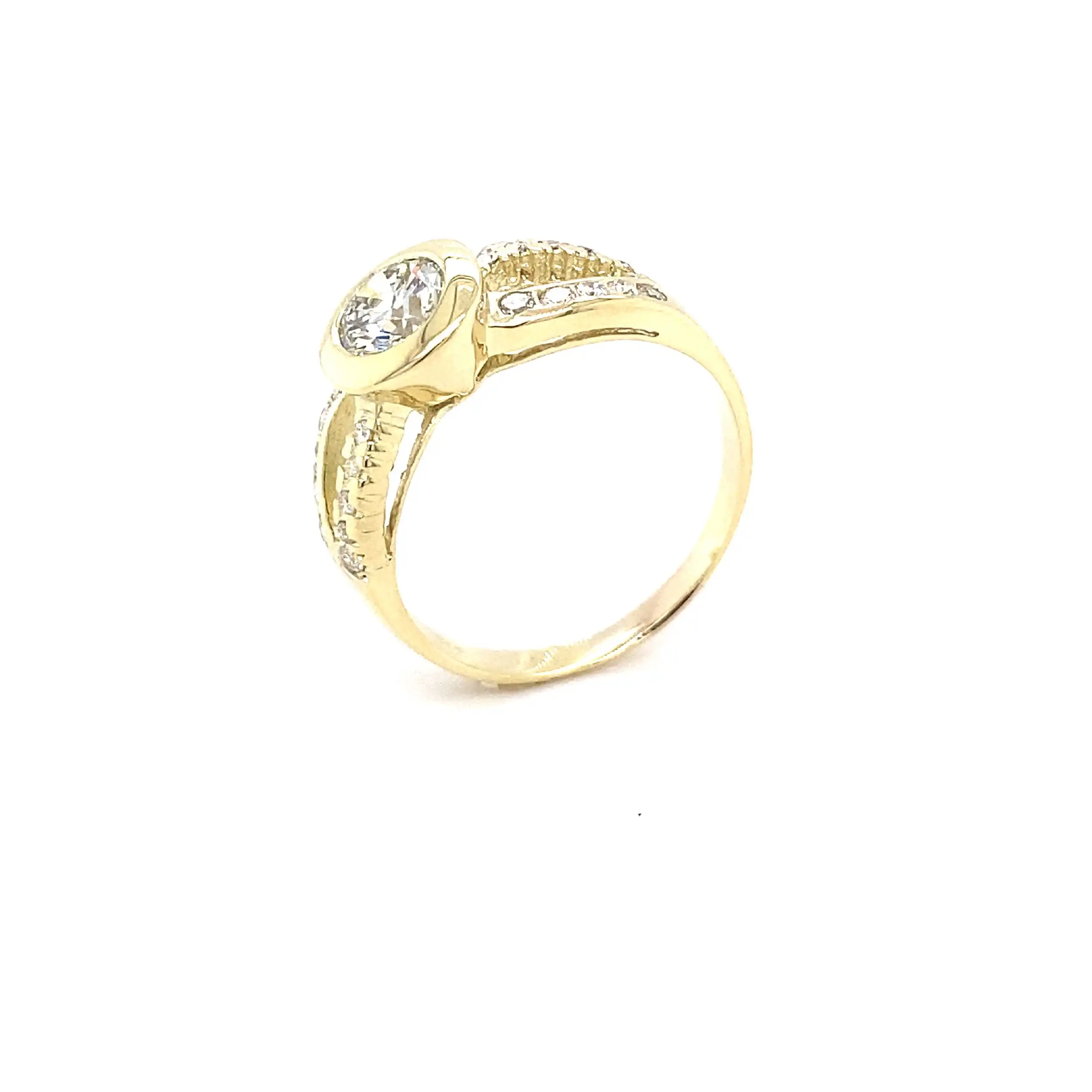 Ring Gelbgold mit Brillanten