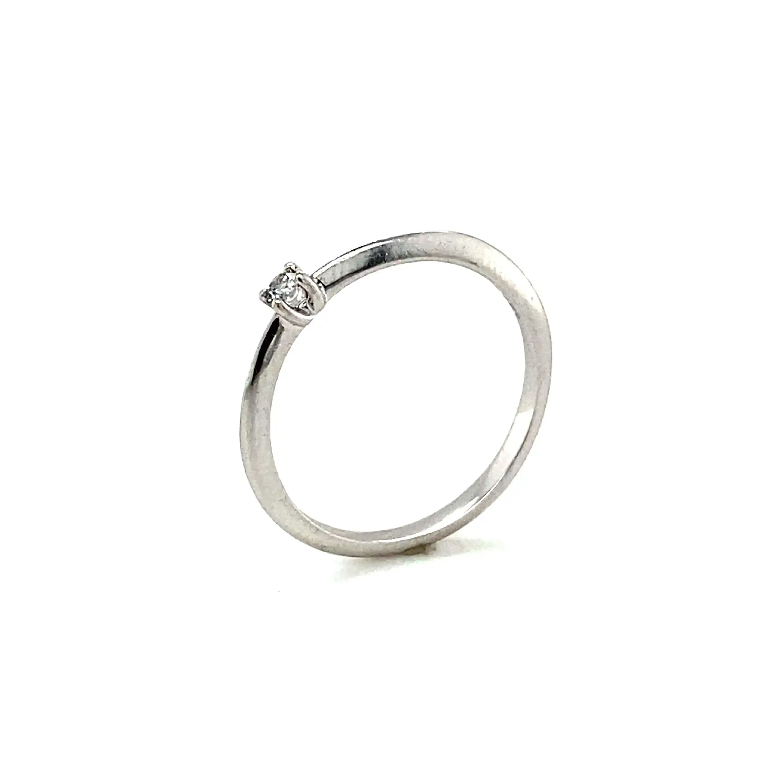 Ring Weißgold mit Brillant