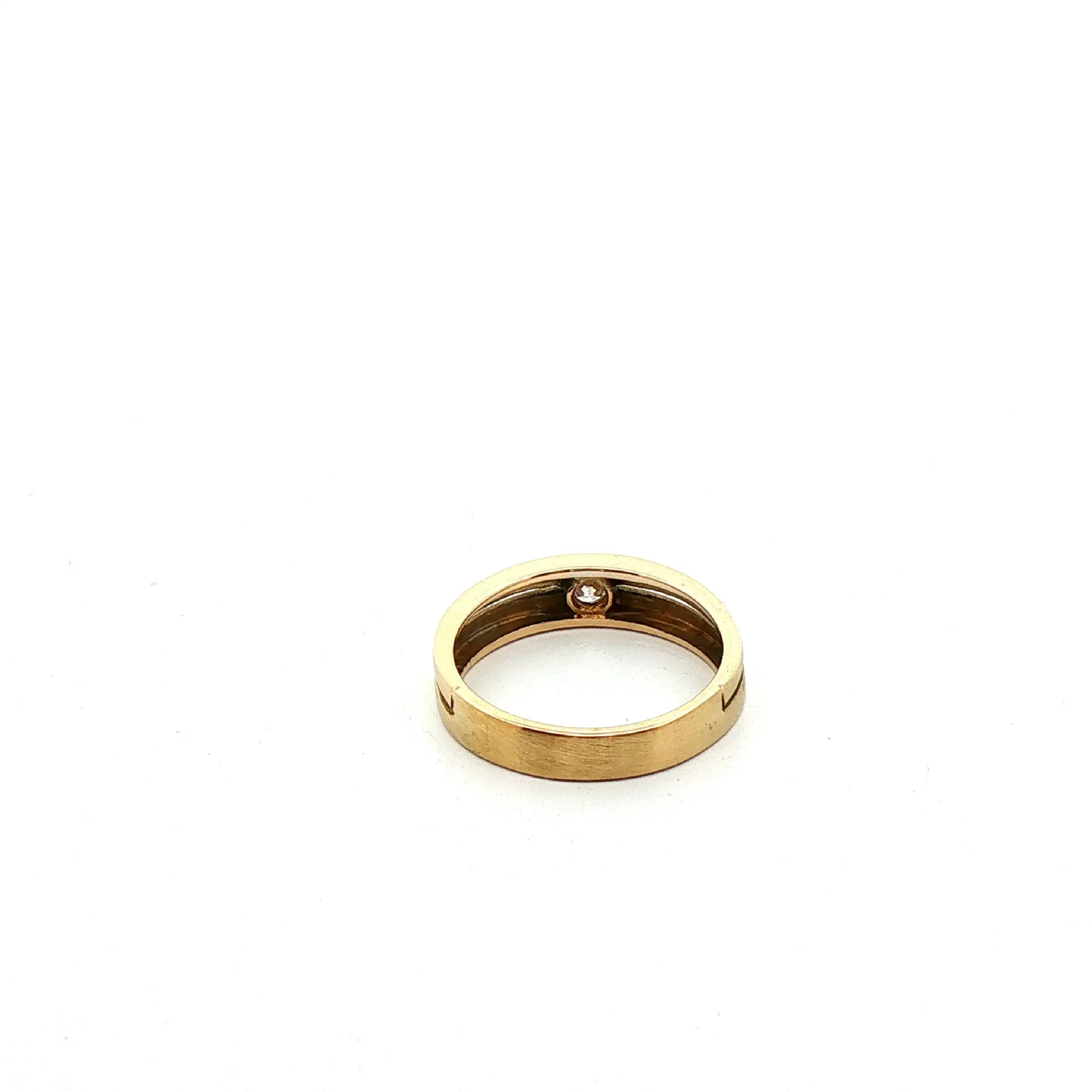 Ring Gelbgold mit Brillant