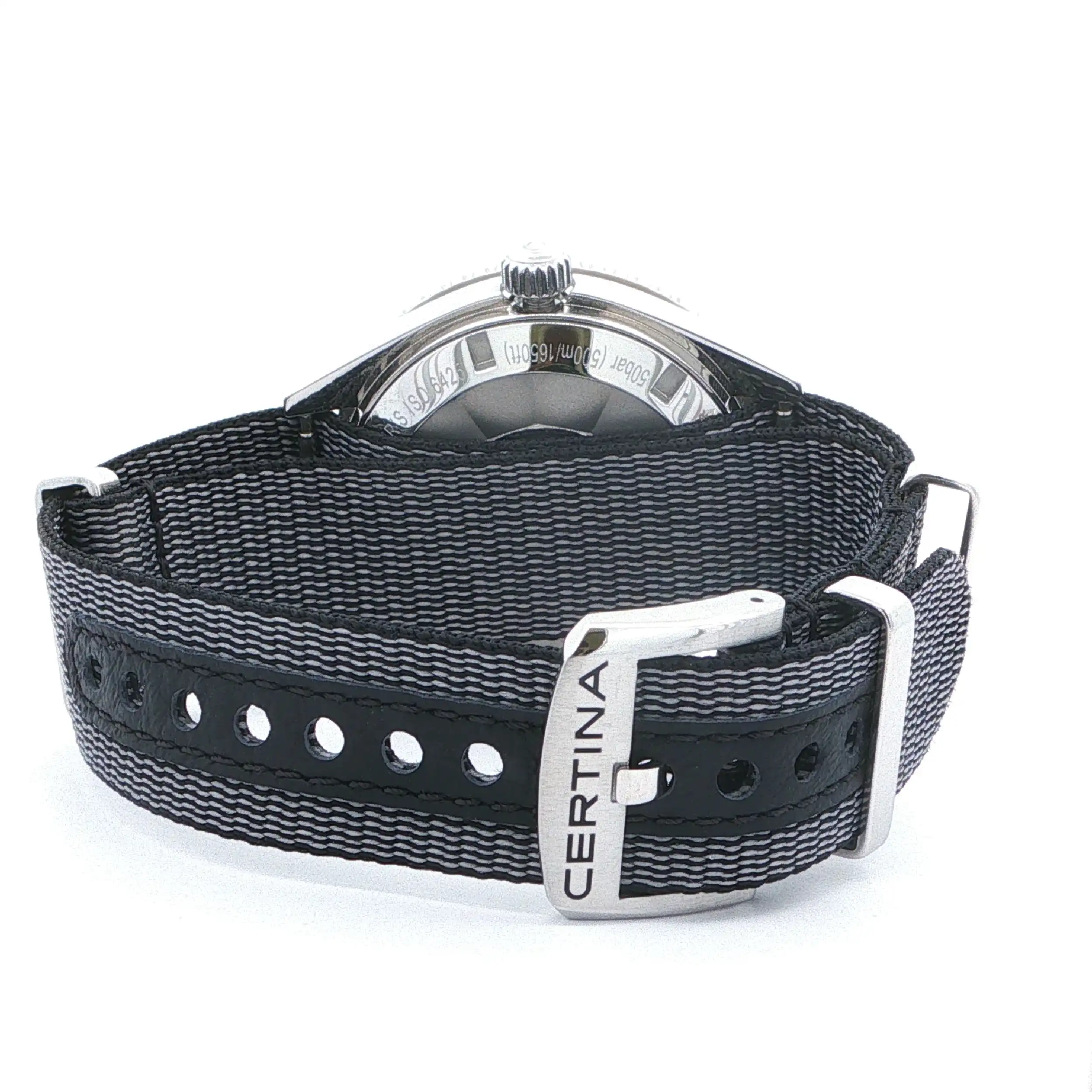 Herrenuhr Certina DS Super PH 500 mit Textilband Herrenuhr Certina DS Super PH 500 mit Textilband