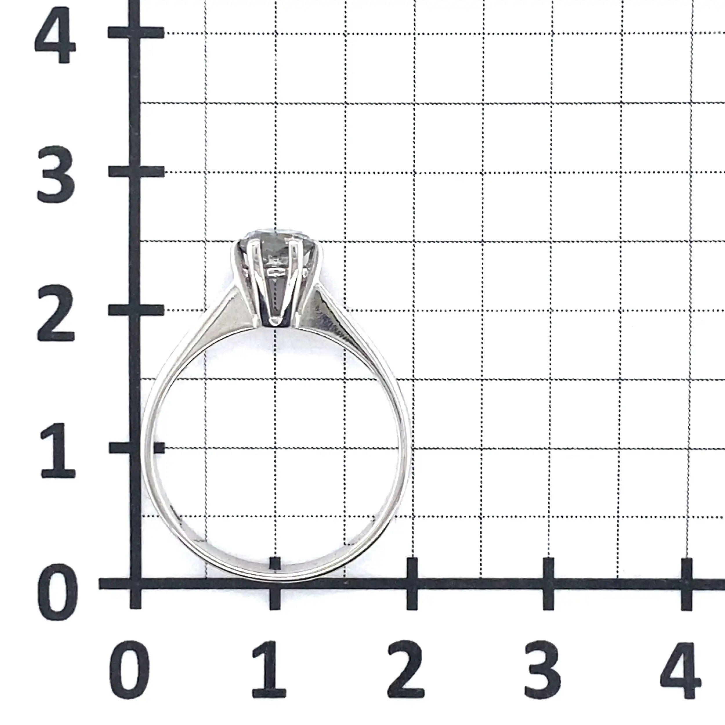 Ring Weißgold mit Solitär Brillant Ring Weißgold mit Solitär Brillant
