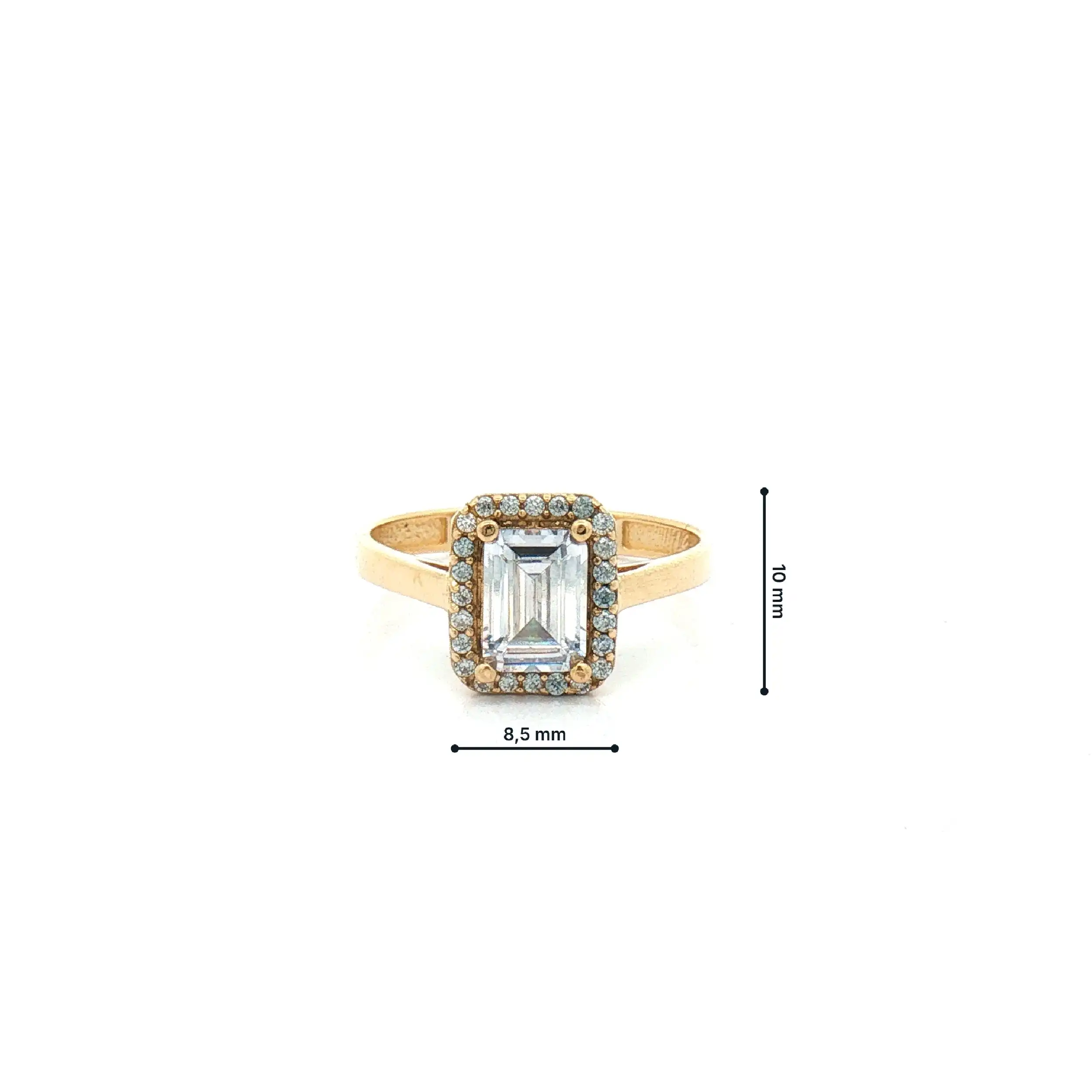 Ring Gelbgold mit Zirkonia