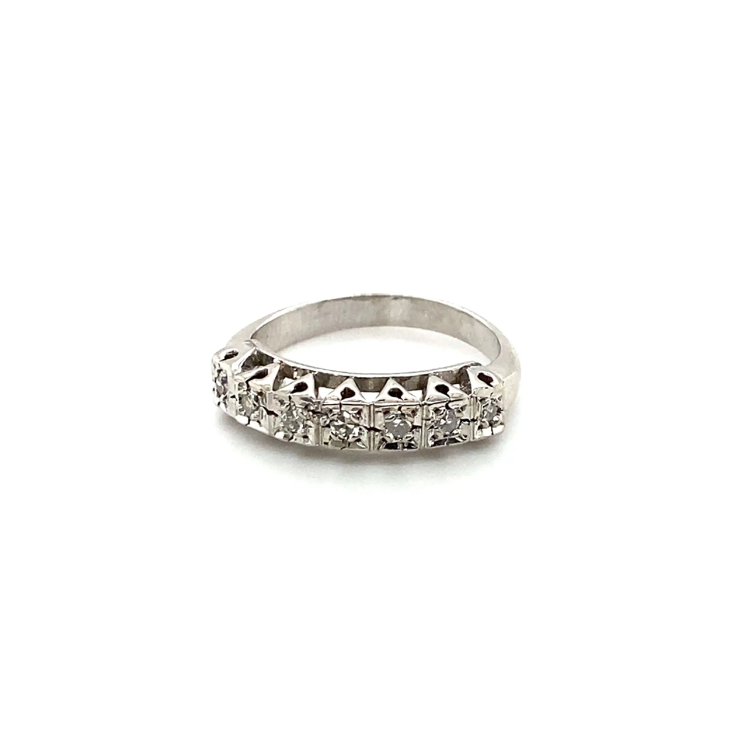 Ring Weißgold mit Brillanten Ring Weißgold mit Brillanten
