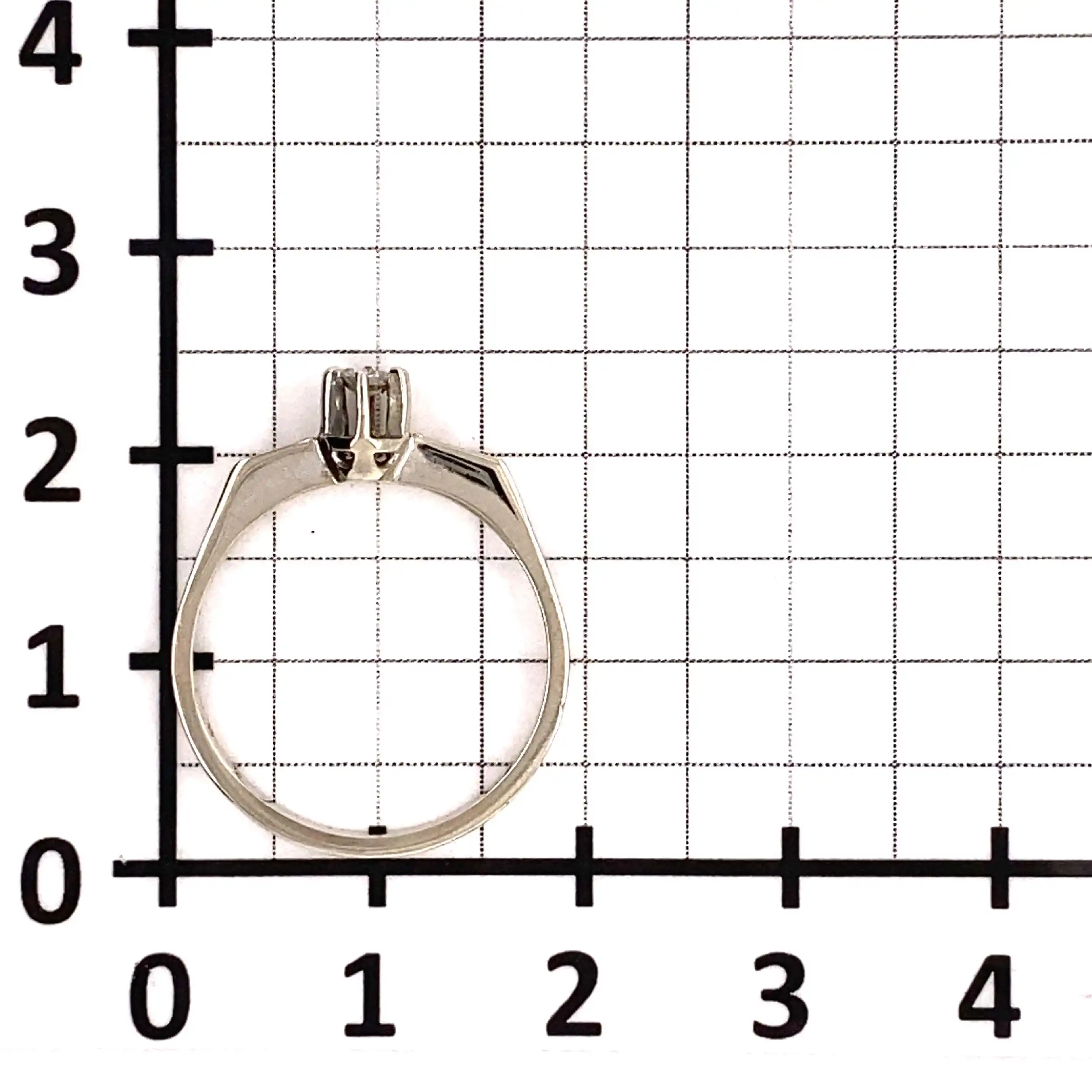 Ring Weißgold mit Solitär Brillant Ring Weißgold mit Solitär Brillant