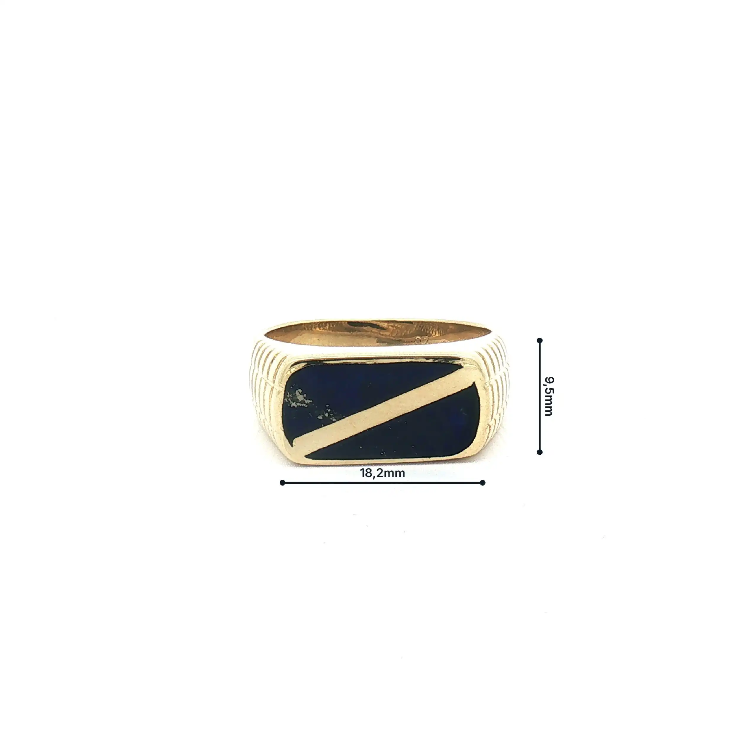 Ring Gelbgold mit Lapislazuli Ring Gelbgold mit Lapislazuli