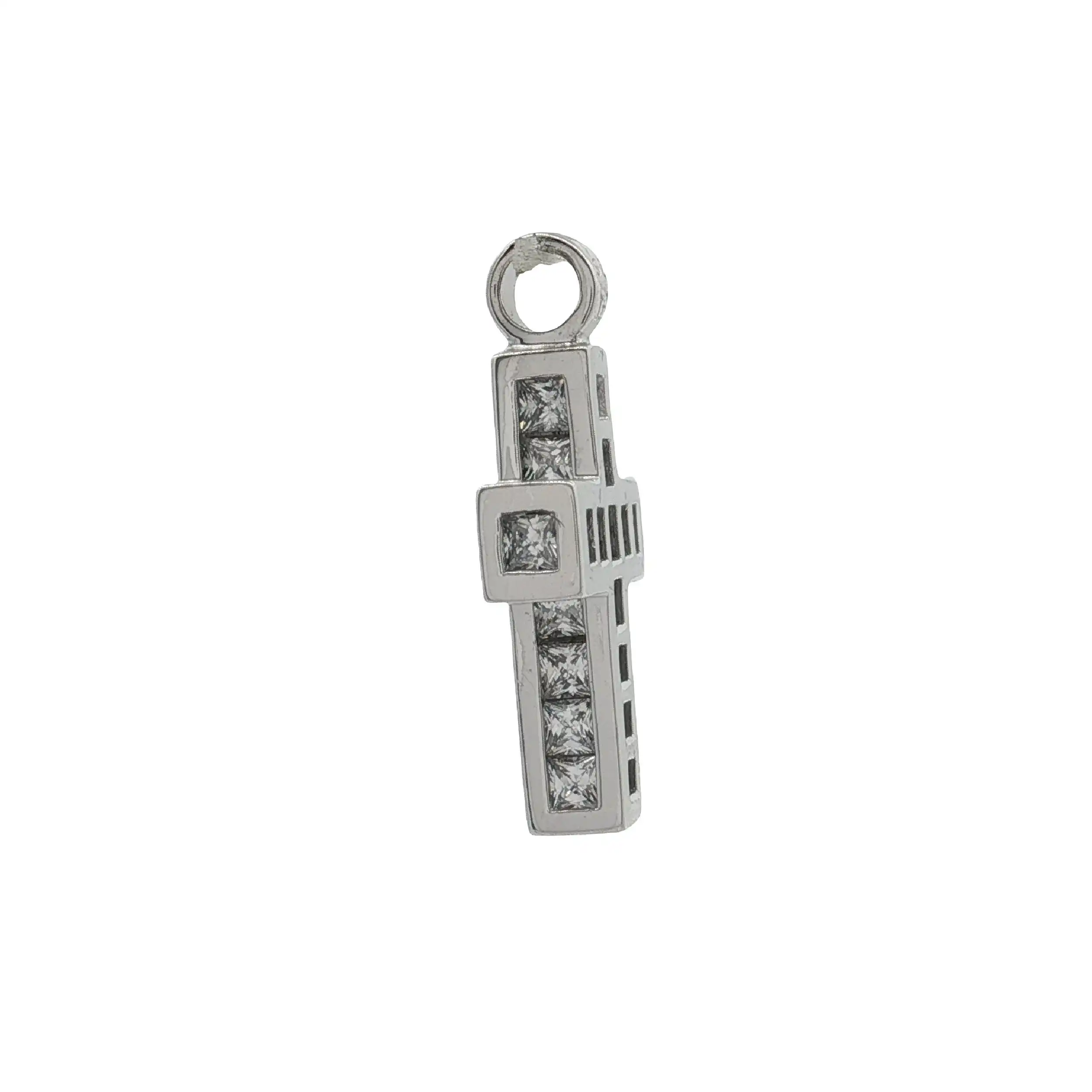 Anhänger Silber Kreuz mit Zirkonia