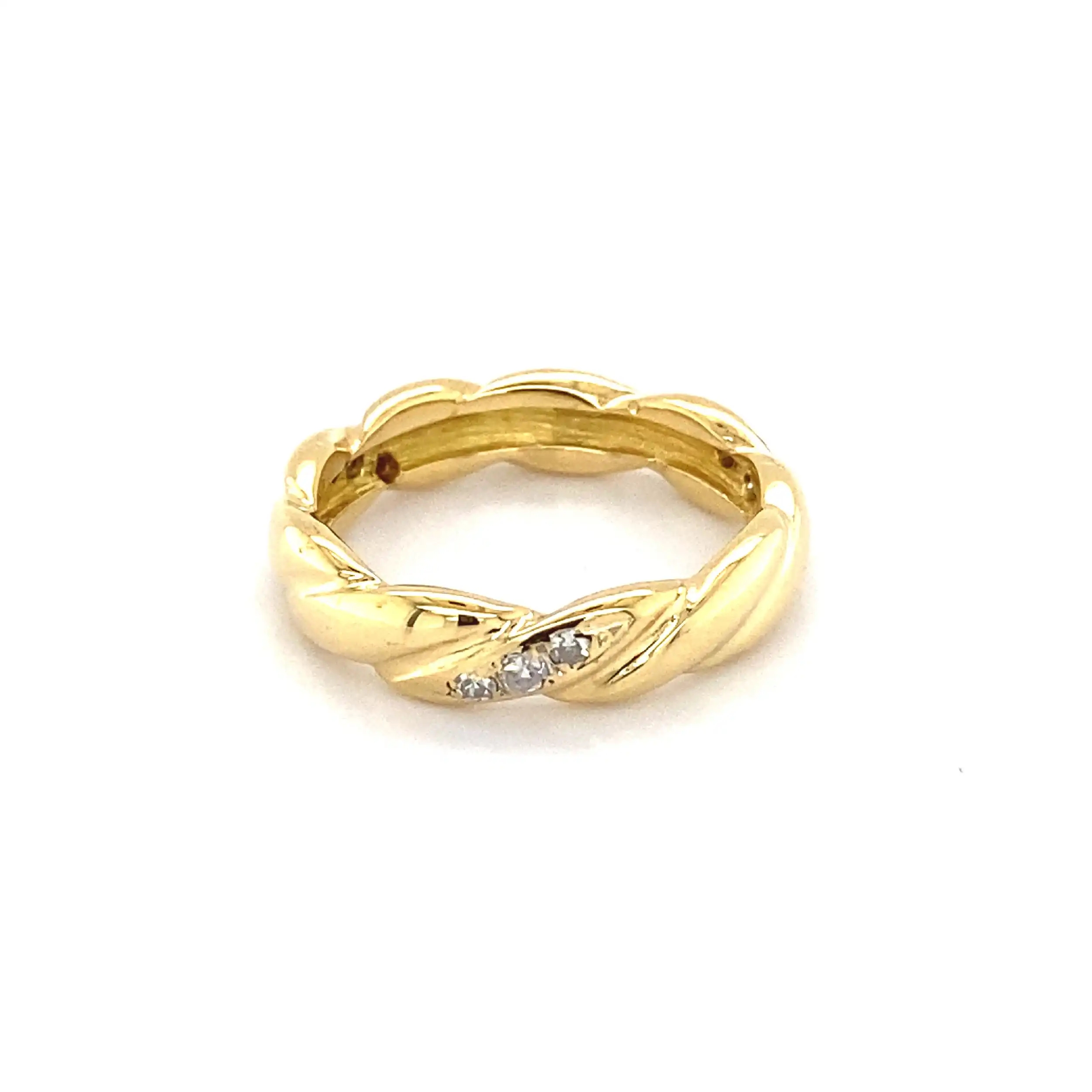 Ring Gelbgold mit Diamanten Ring Gelbgold mit Diamanten