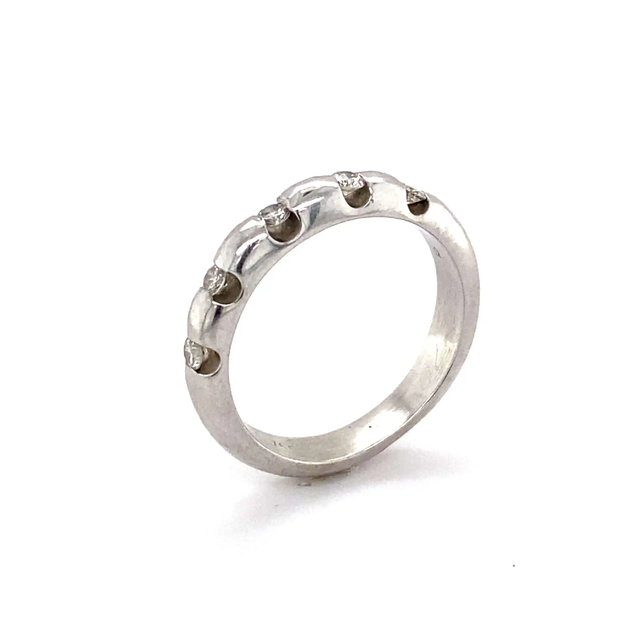 Ring Weißgold mit Brillanten Ring Weißgold mit Brillanten