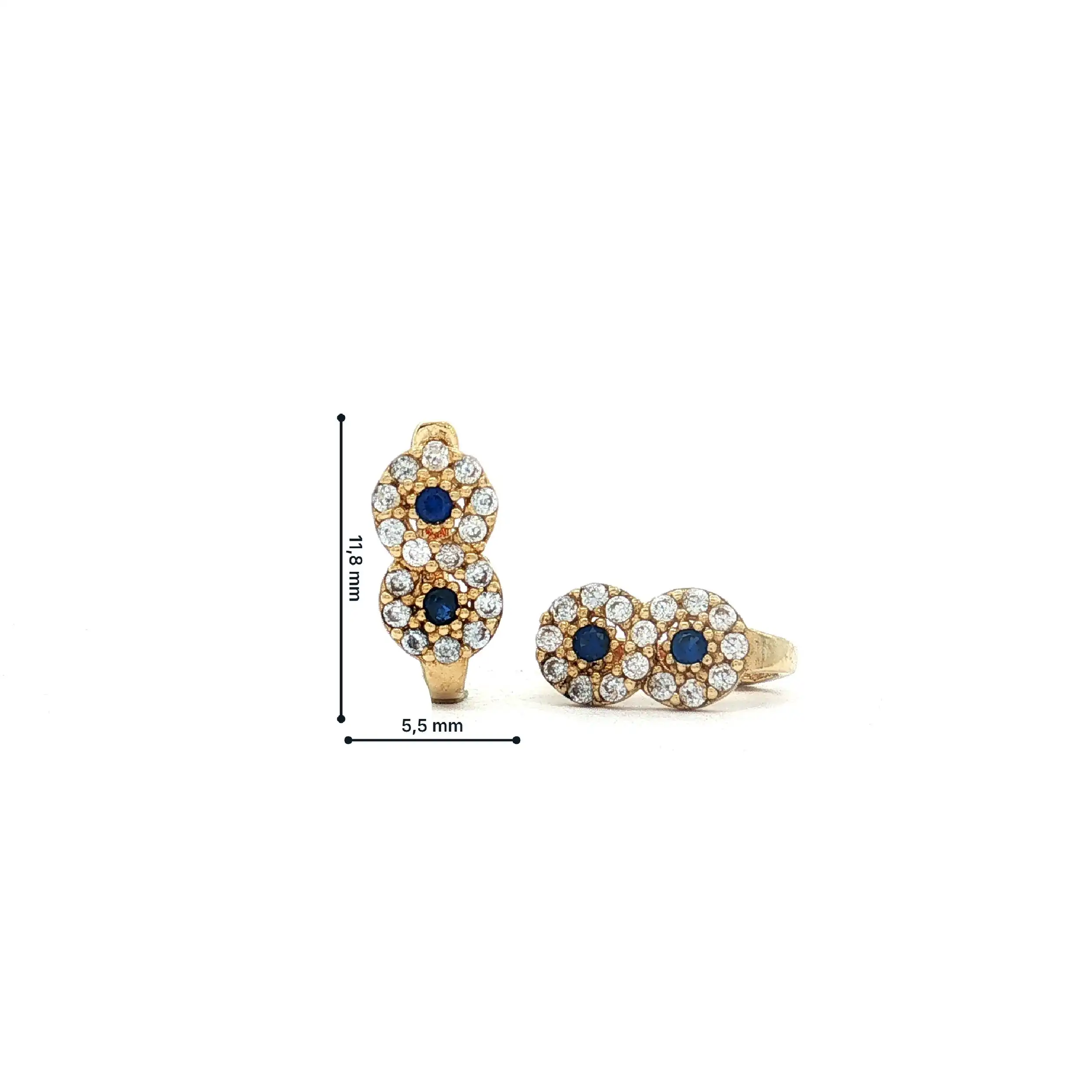 Ohrringe Gelbgold mit Zirkonia Ohrringe Gelbgold mit Zirkonia