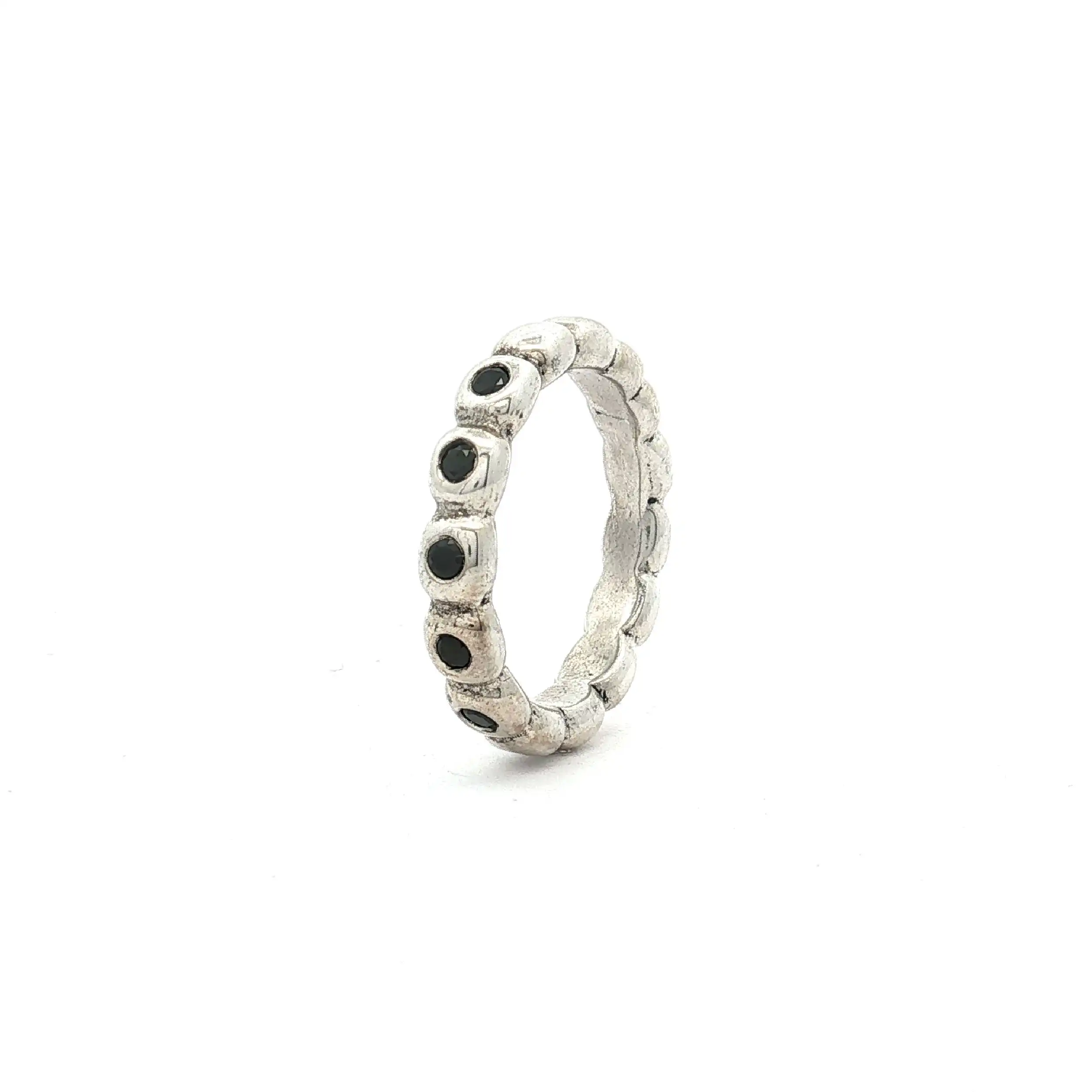 Ring Pandora mit schwarzen Zirkonia