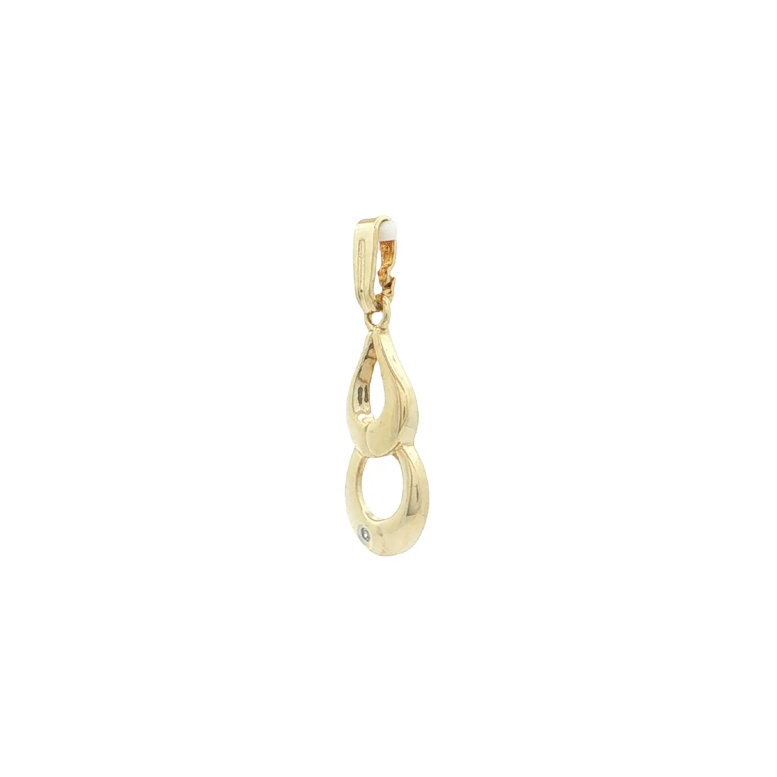 Anhänger Gelbgold mit Diamant