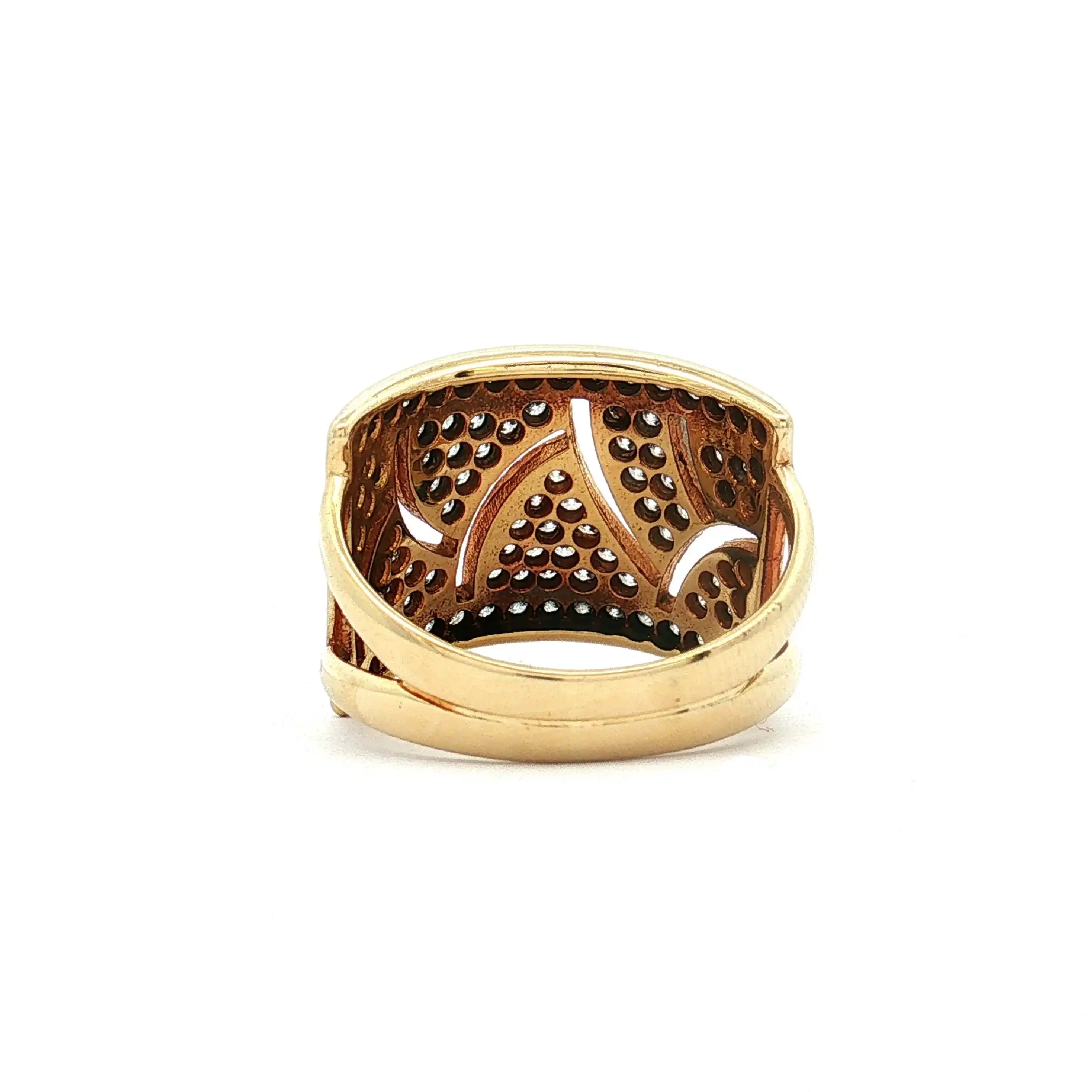 Ring Gelbgold mit Zirkonia Ring Gelbgold mit Zirkonia