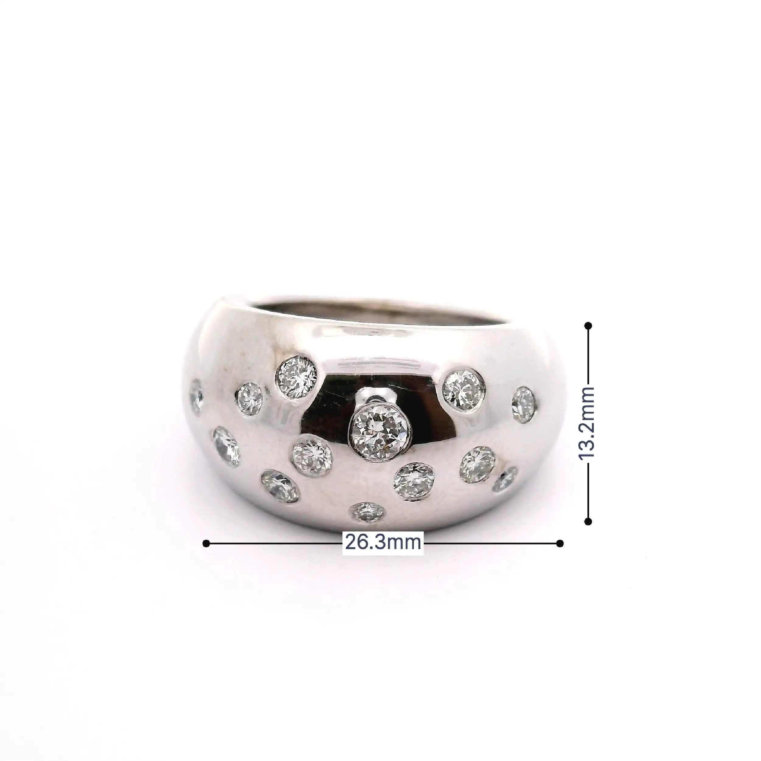 Ring Weißgold mit Brillanten von Wempe by Kim