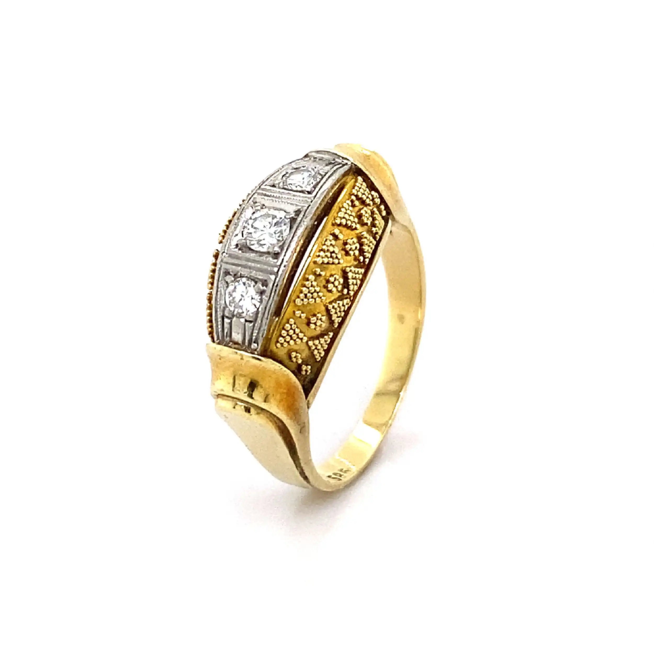 Ring Bicolor mit Brillanten Ring Bicolor mit Brillanten