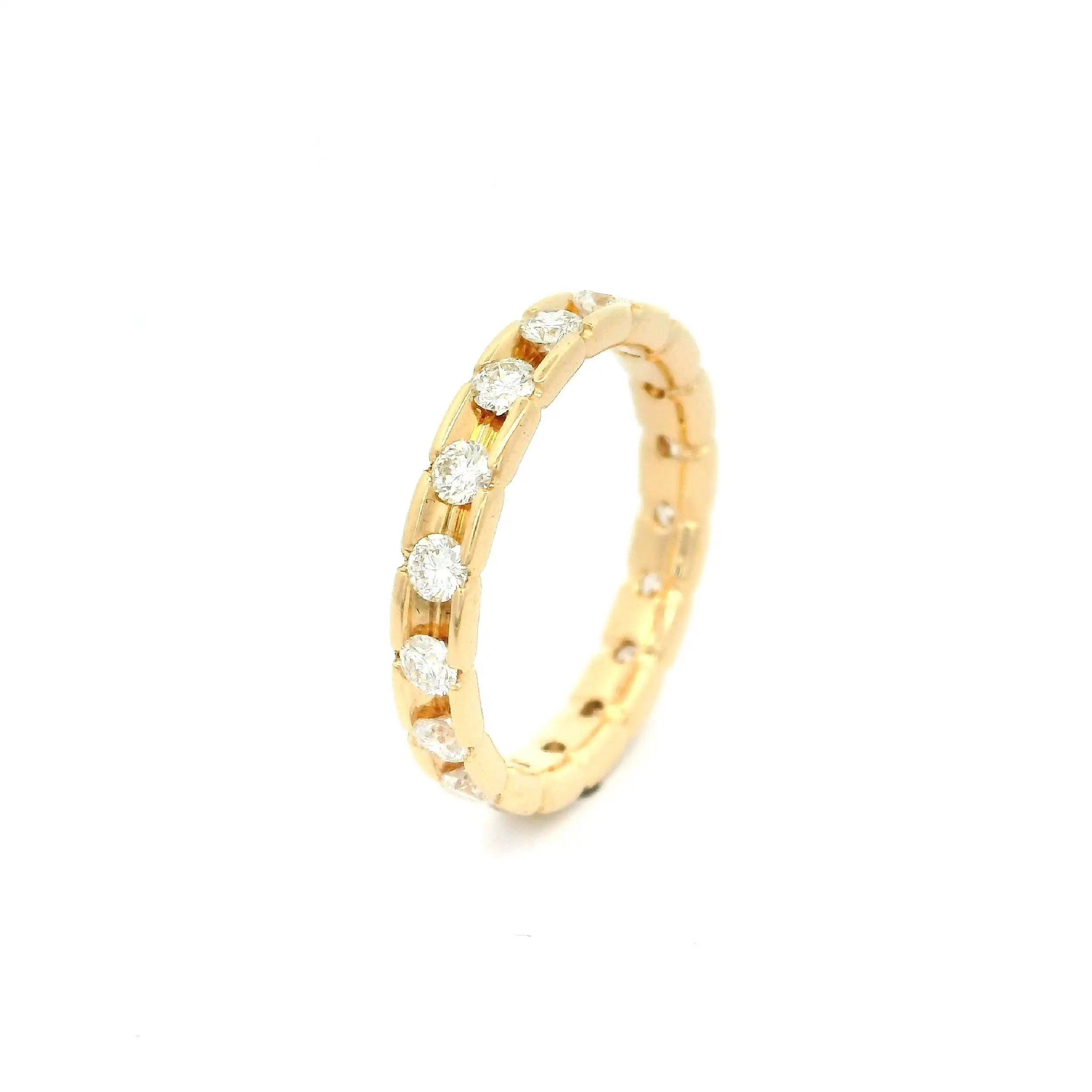 Ring Rotgold mit Brillanten