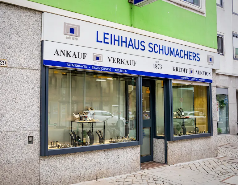 Pfandhaus Schumachers Hannover Eingang