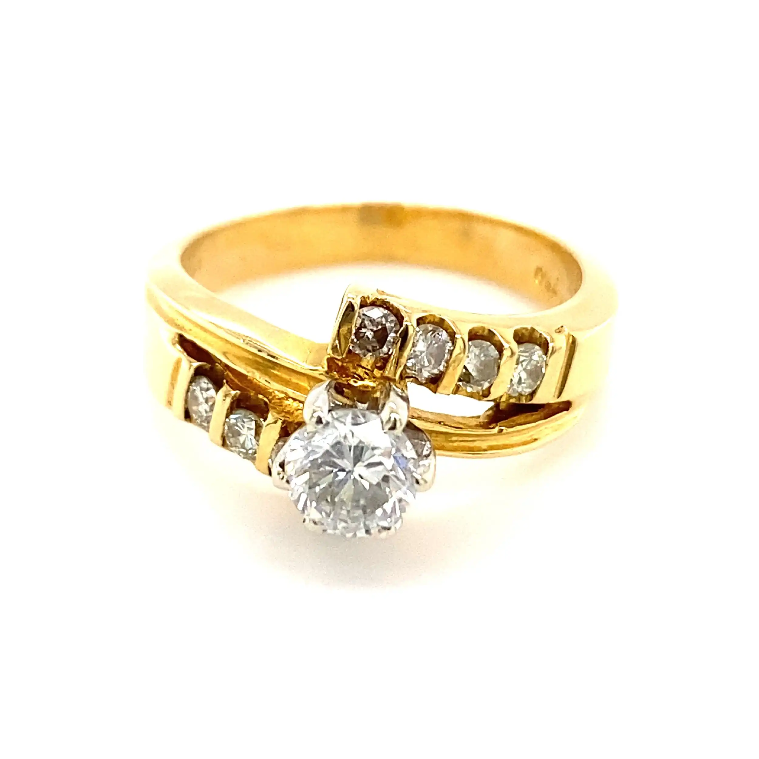 Ring Bicolor mit Brillanten Ring Bicolor mit Brillanten