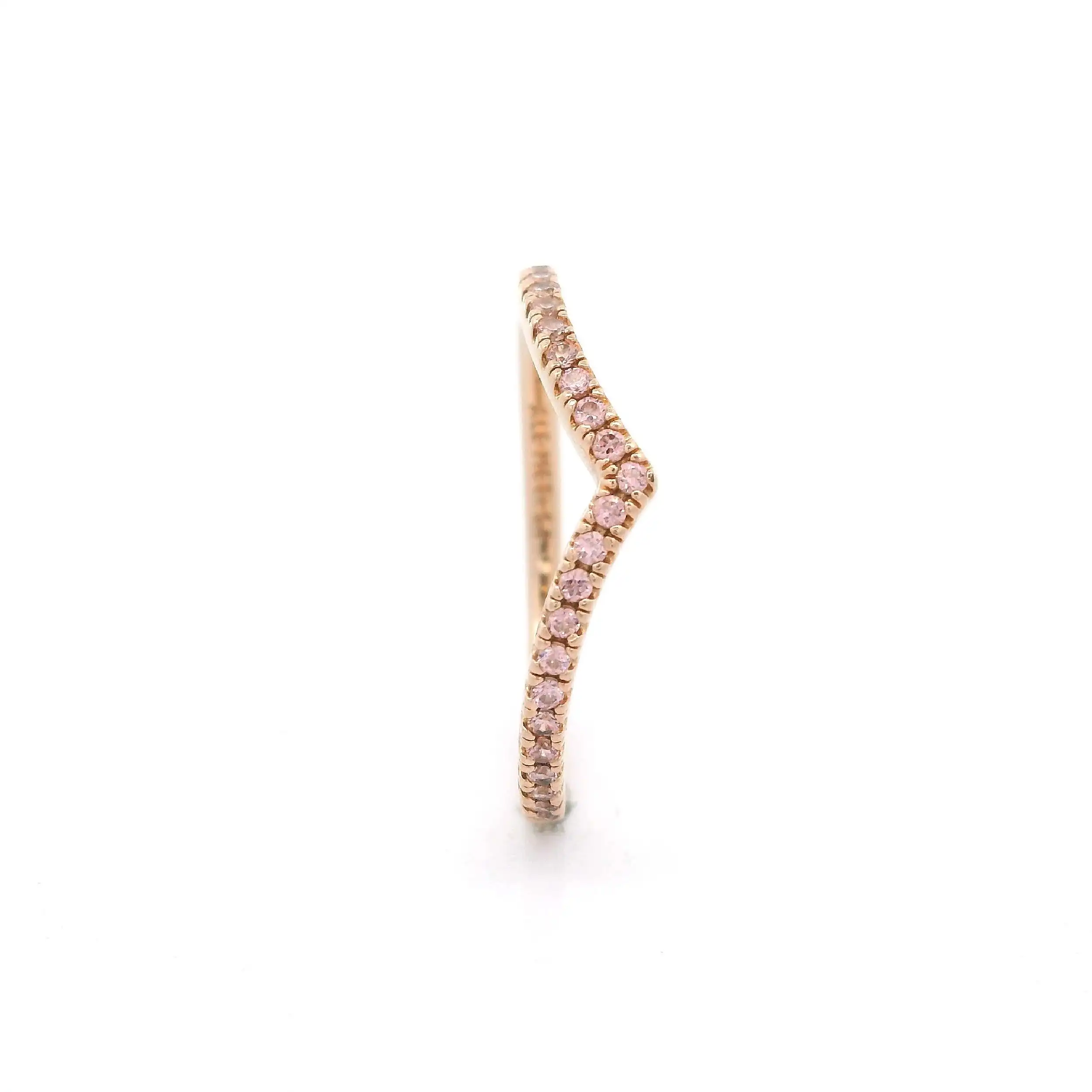 Ring Vergoldet mit rosa Farbsteinen Pandora Ring Vergoldet mit rosa Farbsteinen Pandora