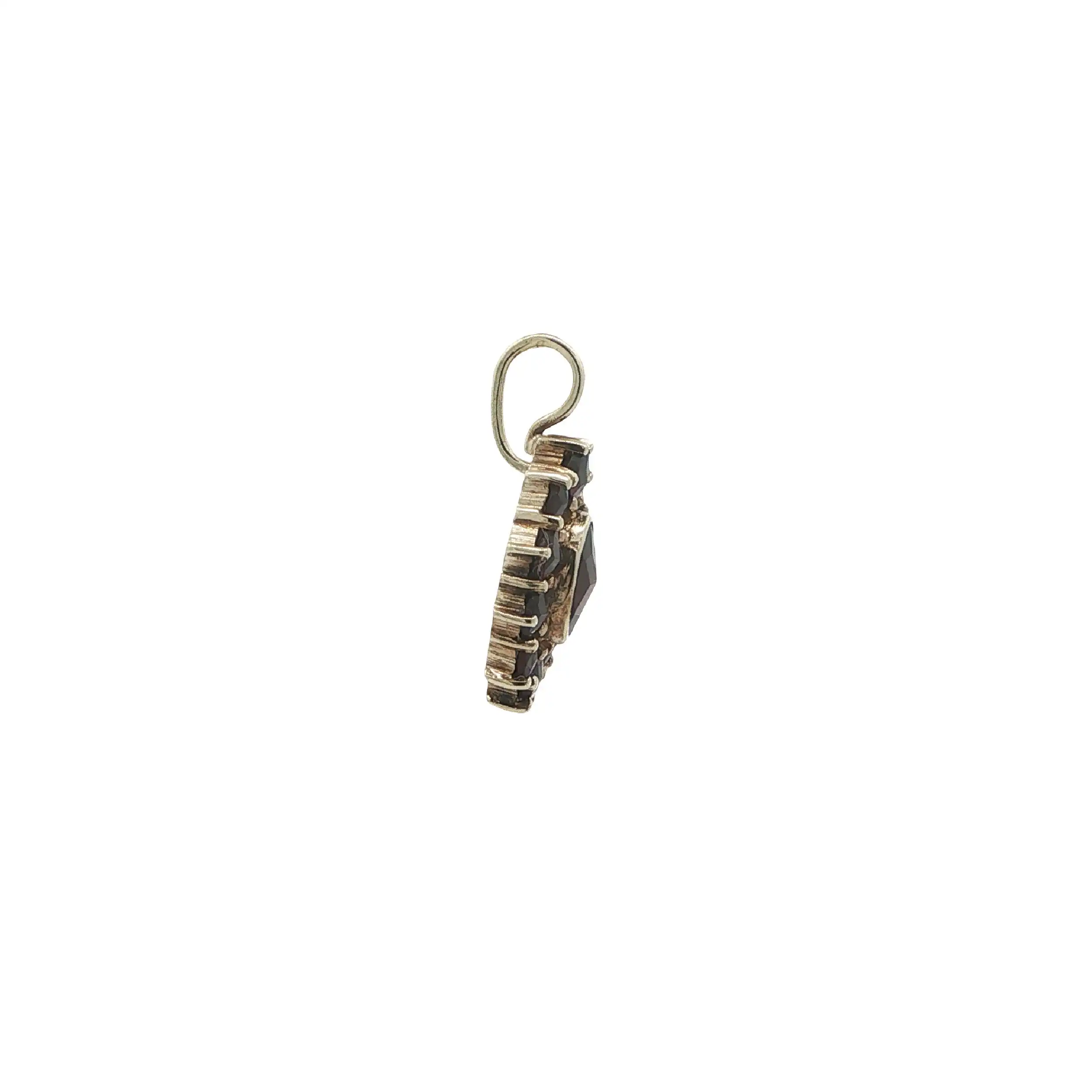 Anhänger Gelbgold mit Granat