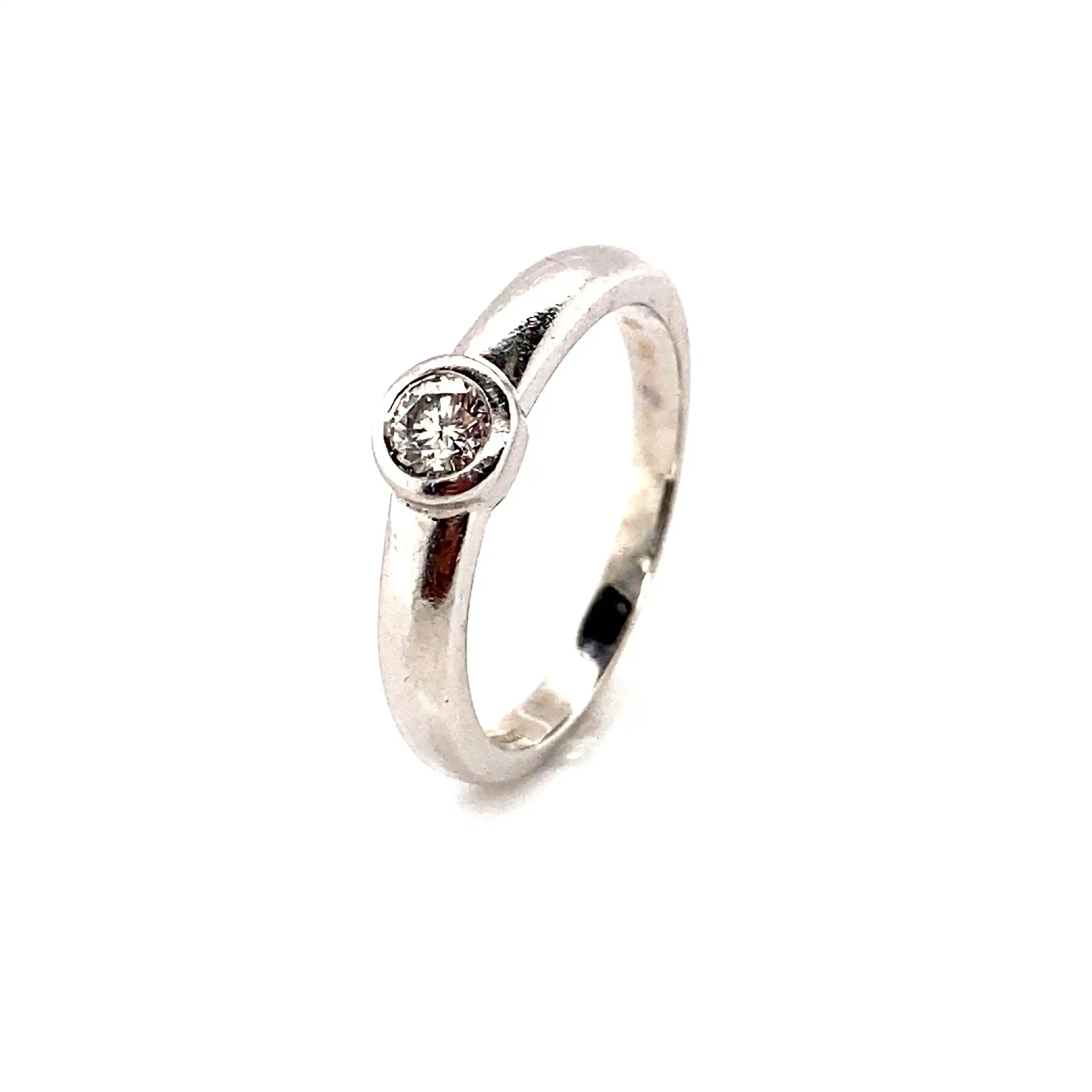 Ring Weißgold mit Brillant