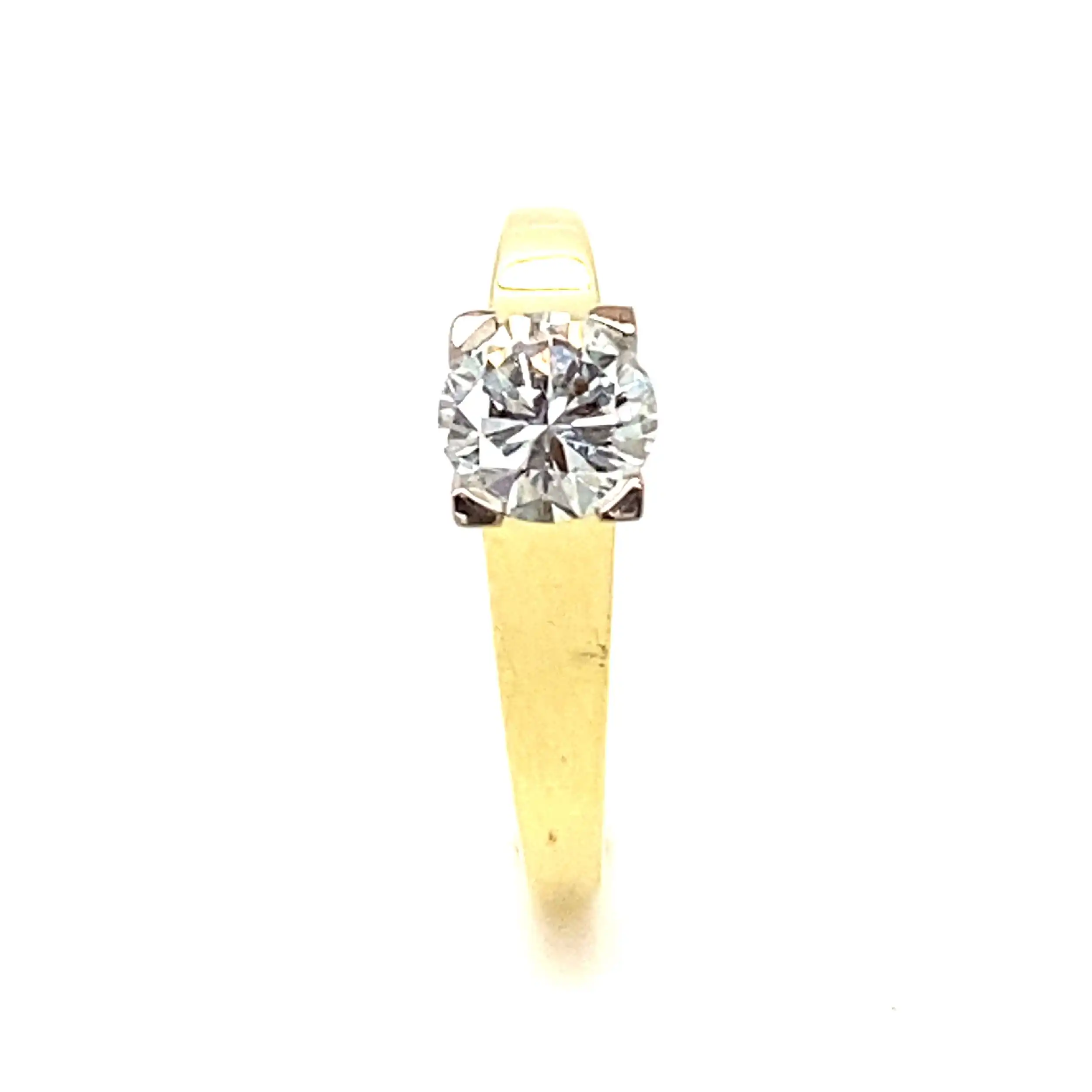 Ring Bicolor mit Brillant