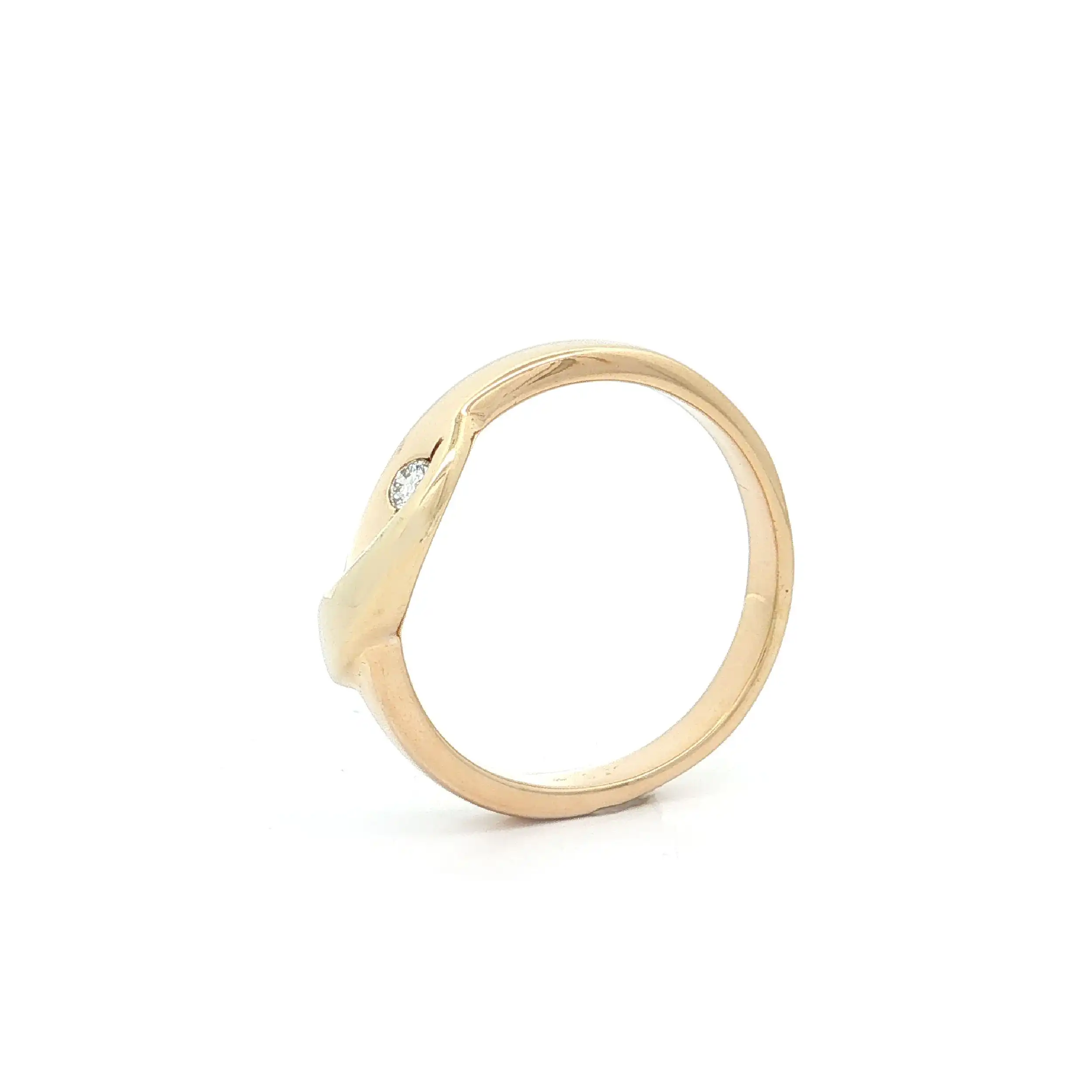 Ring Gelbgold mit Brillant