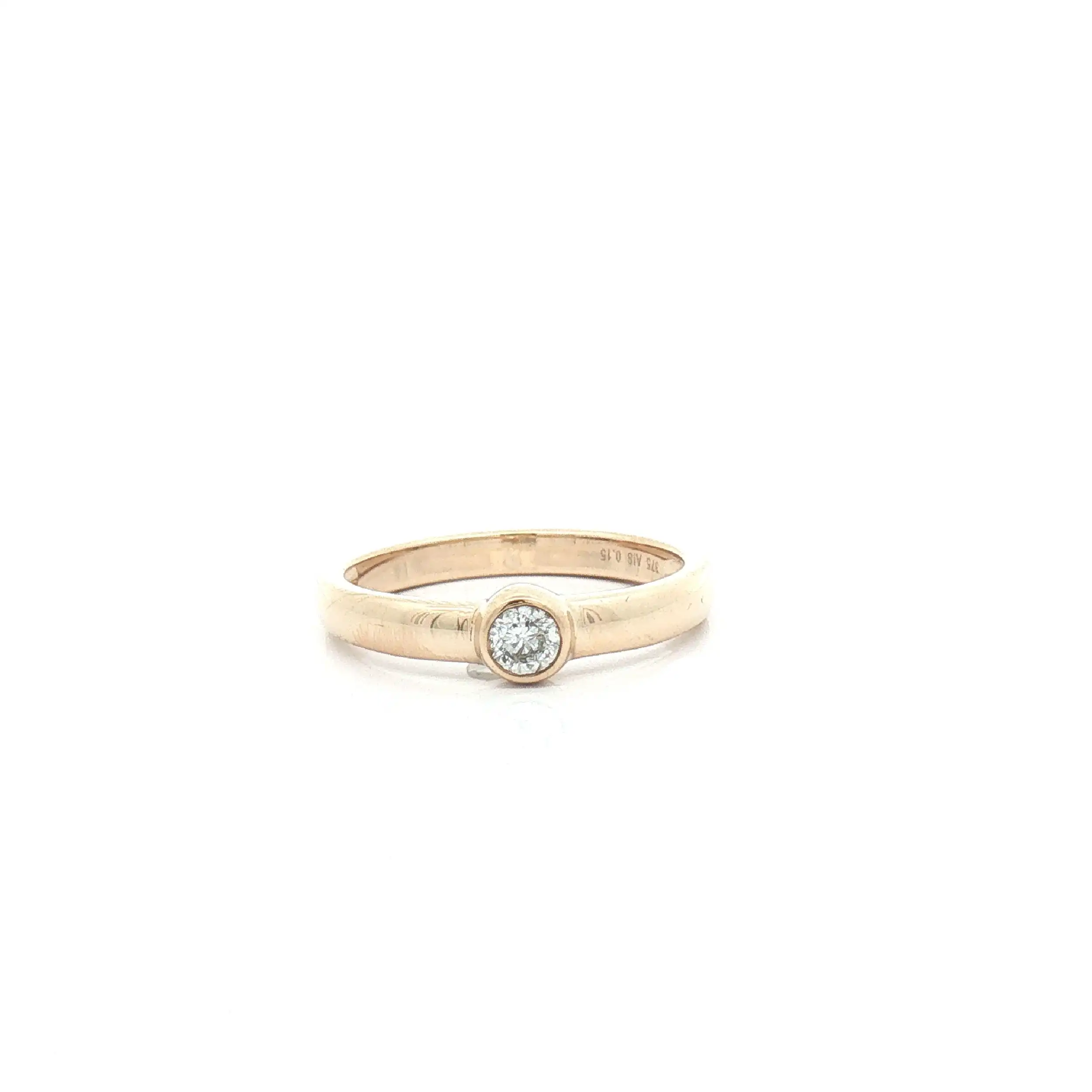 Ring Gelbgold mit Brillant