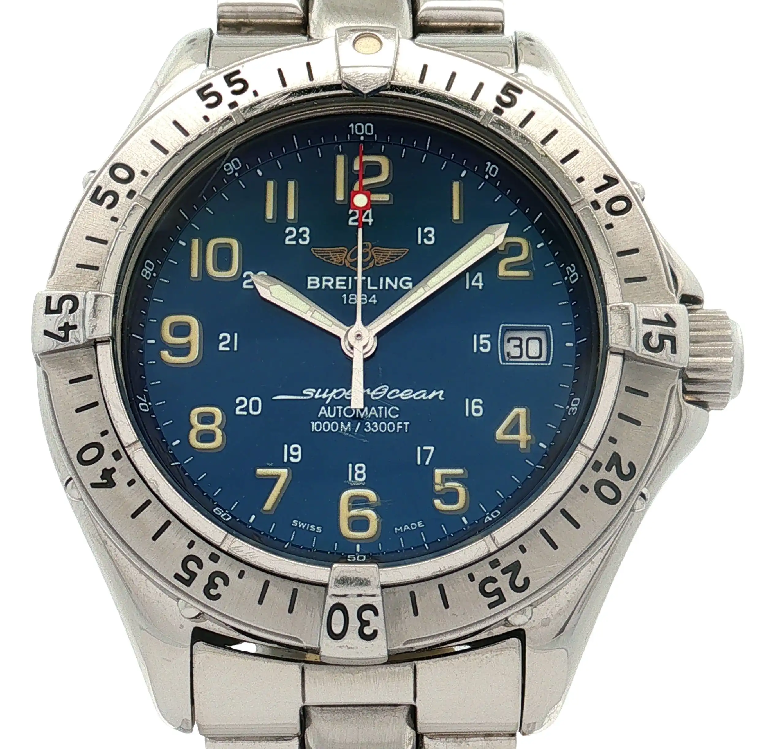 Herrenuhr Breitling Superocean A17040 mit Box