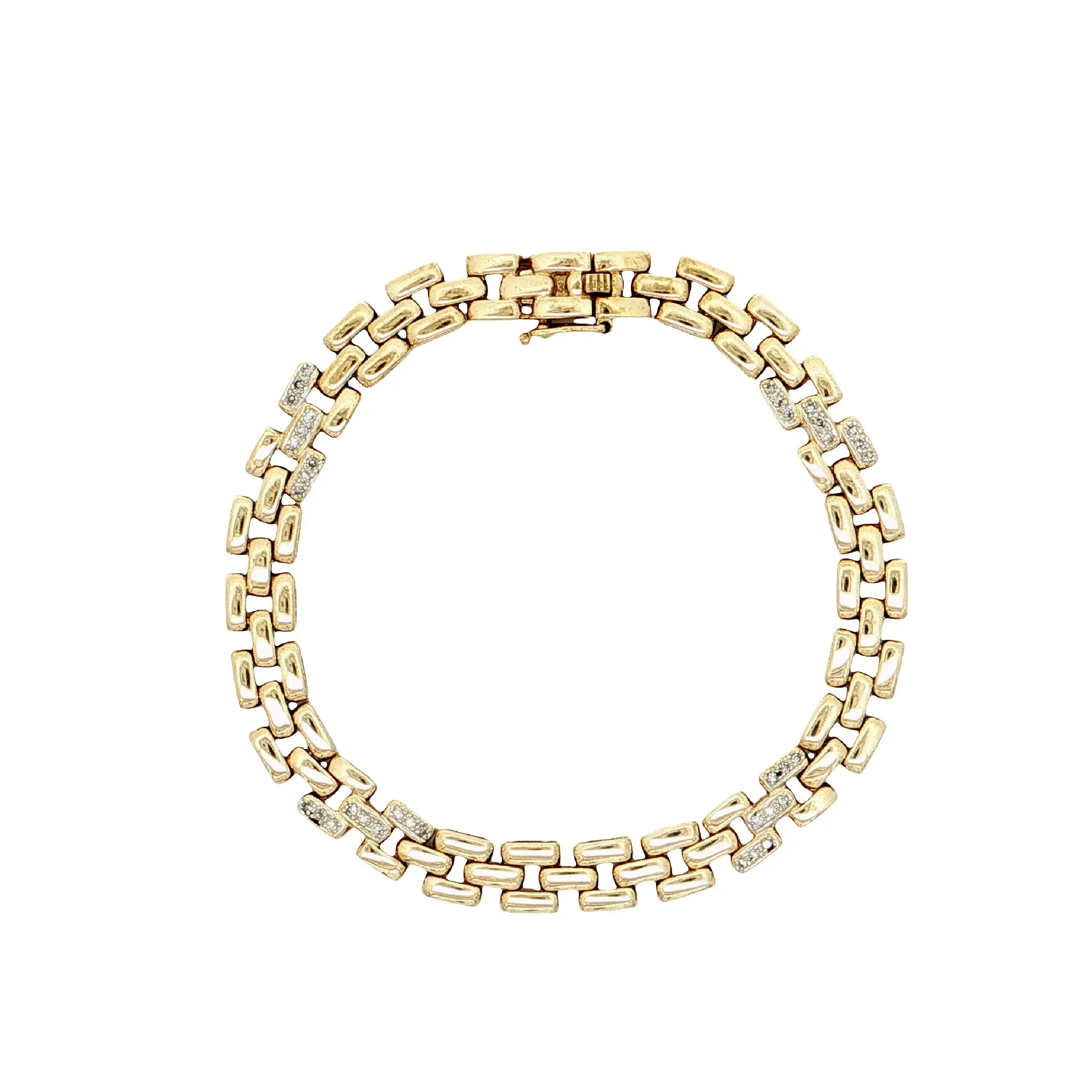 Armband Gelbgold mit Diamanten Armband Gelbgold mit Diamanten