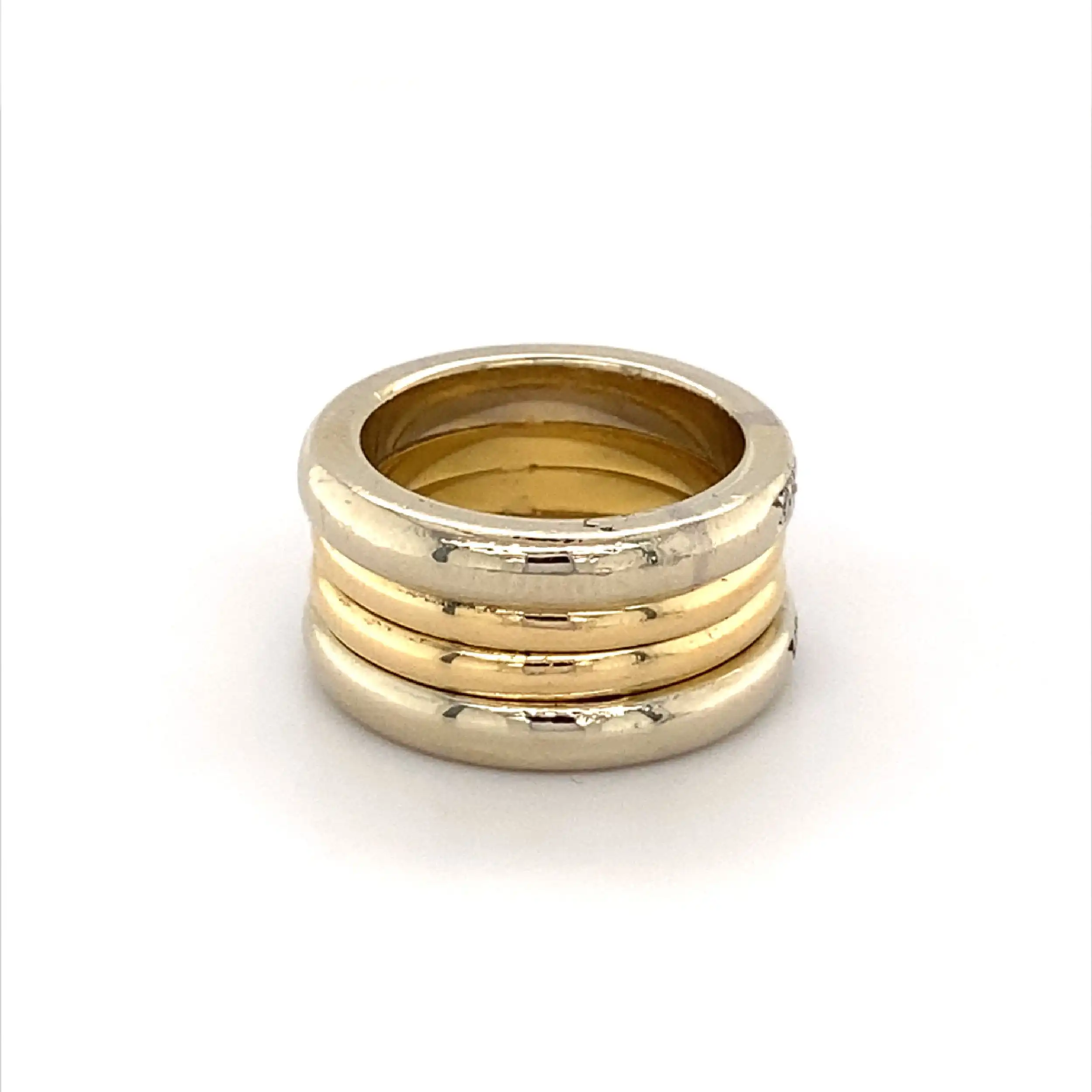 Ring Bicolor mit Brillanten Ring Bicolor mit Brillanten