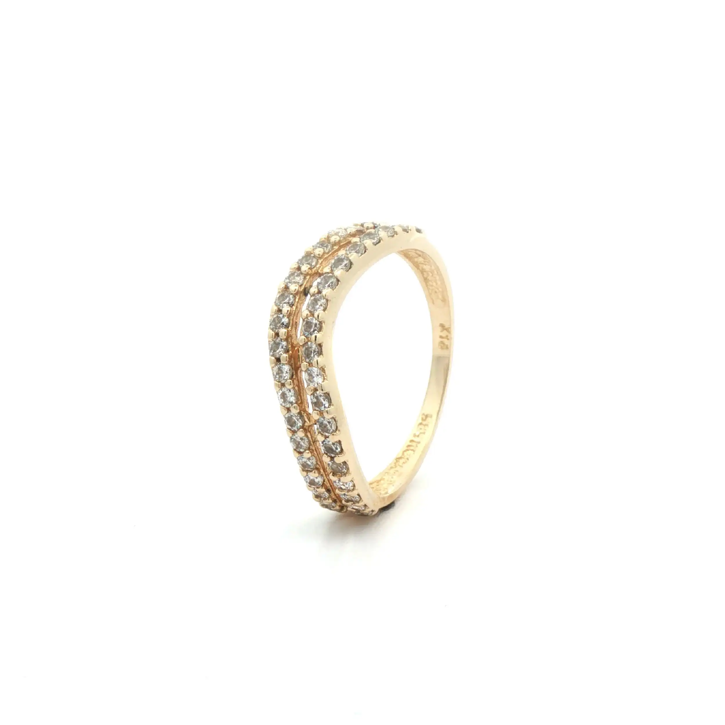 Ring Gelbgold mit Zirkonia
