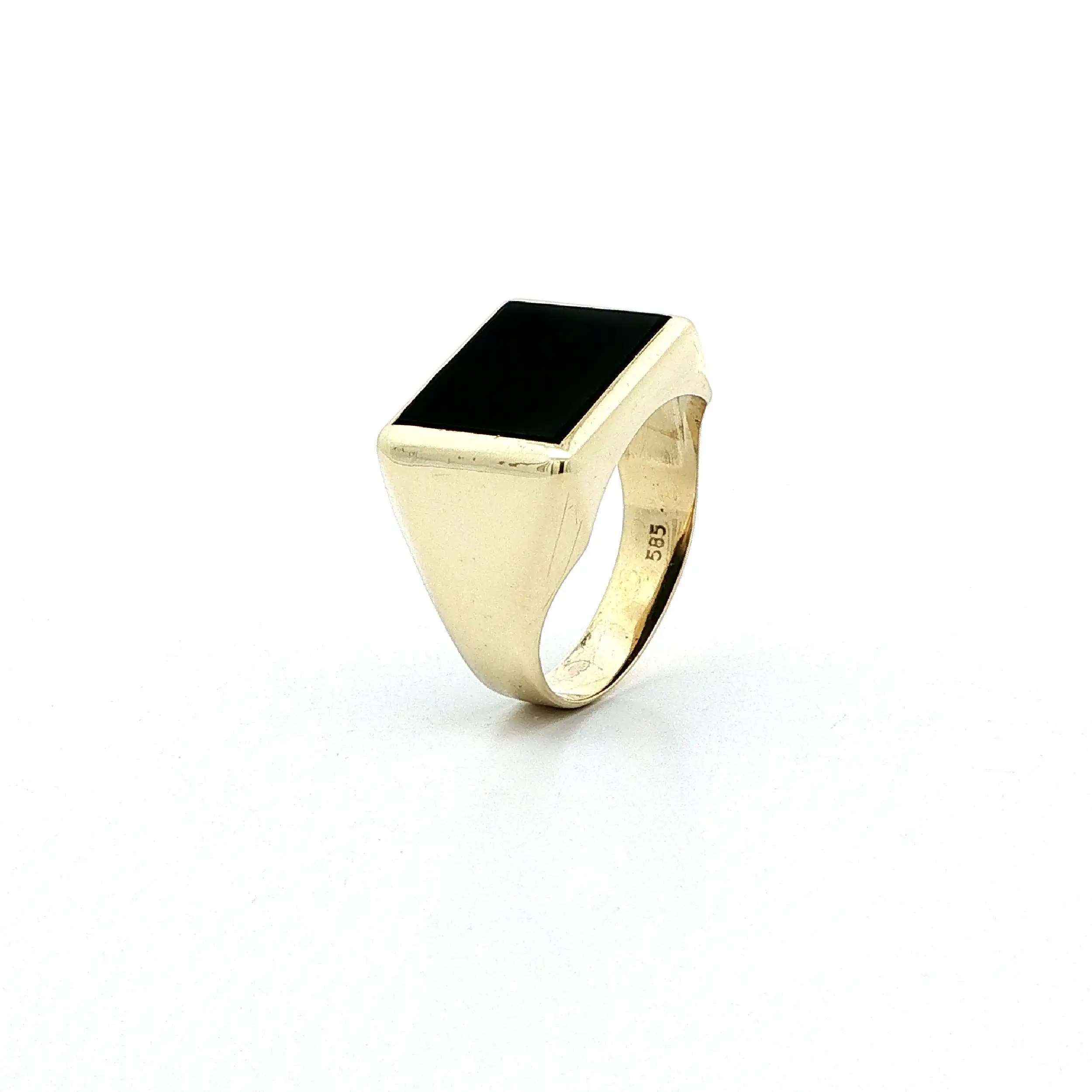 Ring Gelbgold mit Onyx Ring Gelbgold mit Onyx