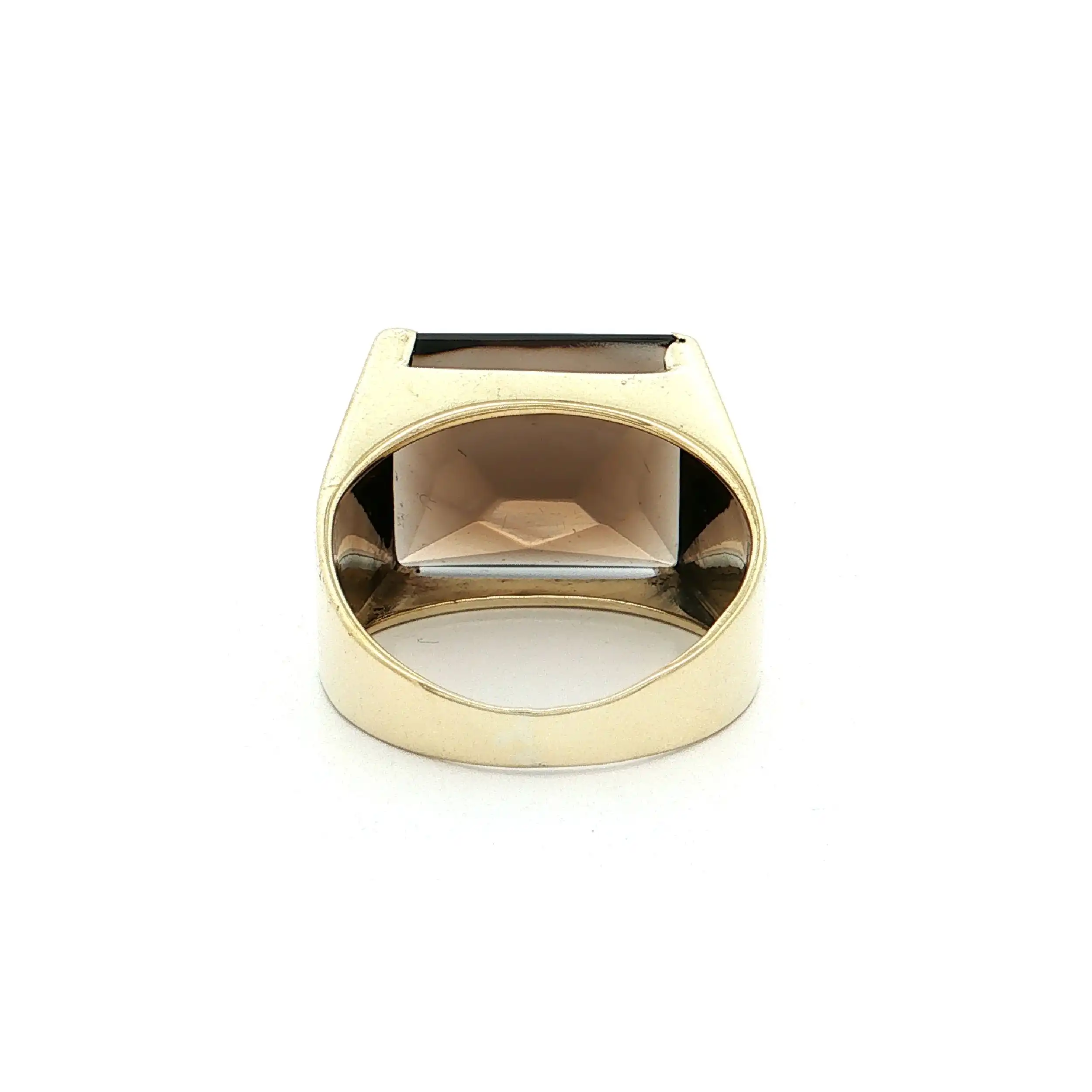 Ring Gelbgold mit Rauchquarz Ring Gelbgold mit Rauchquarz