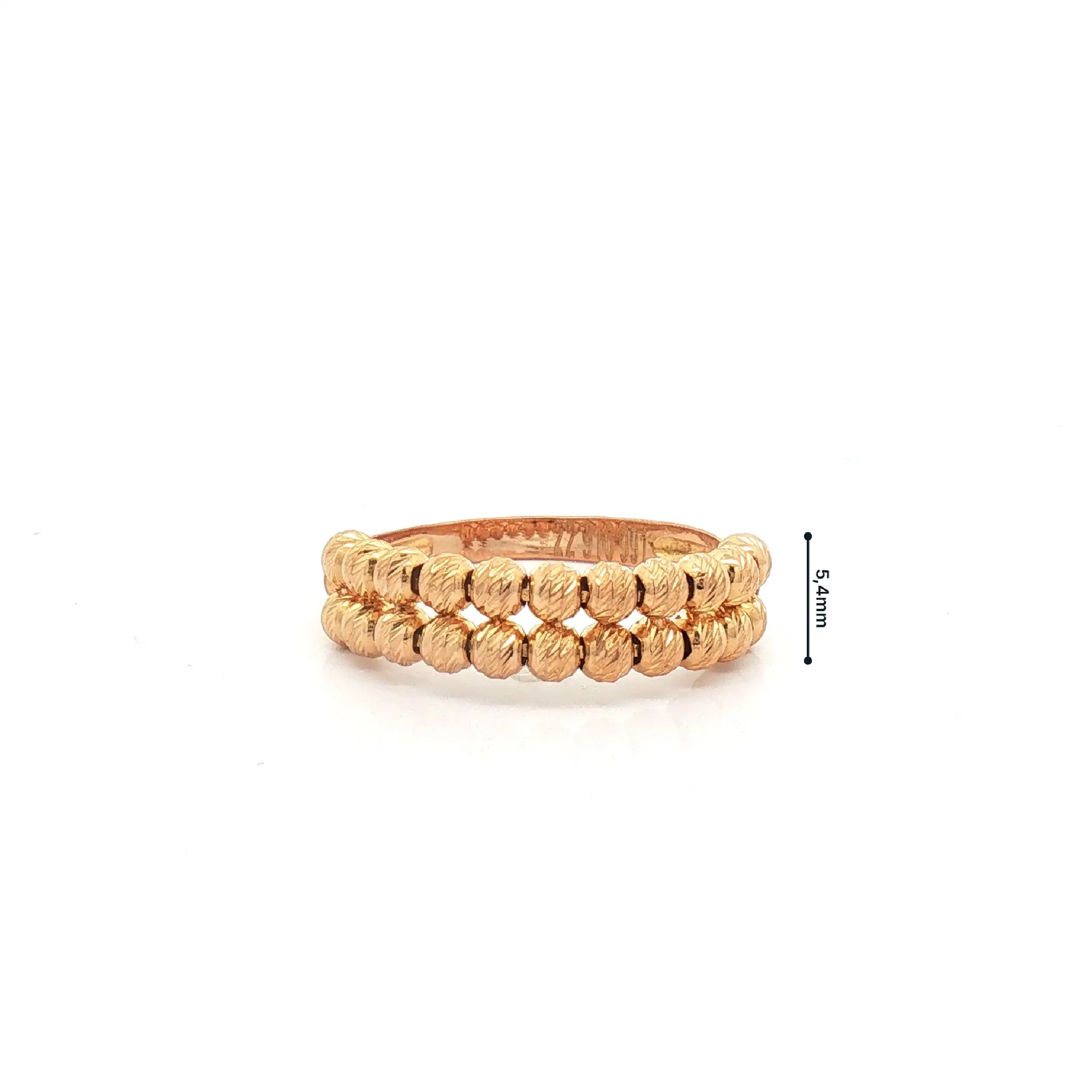Ring Gelbgold Kügelchen diamantiert Ring Gelbgold Kügelchen diamantiert