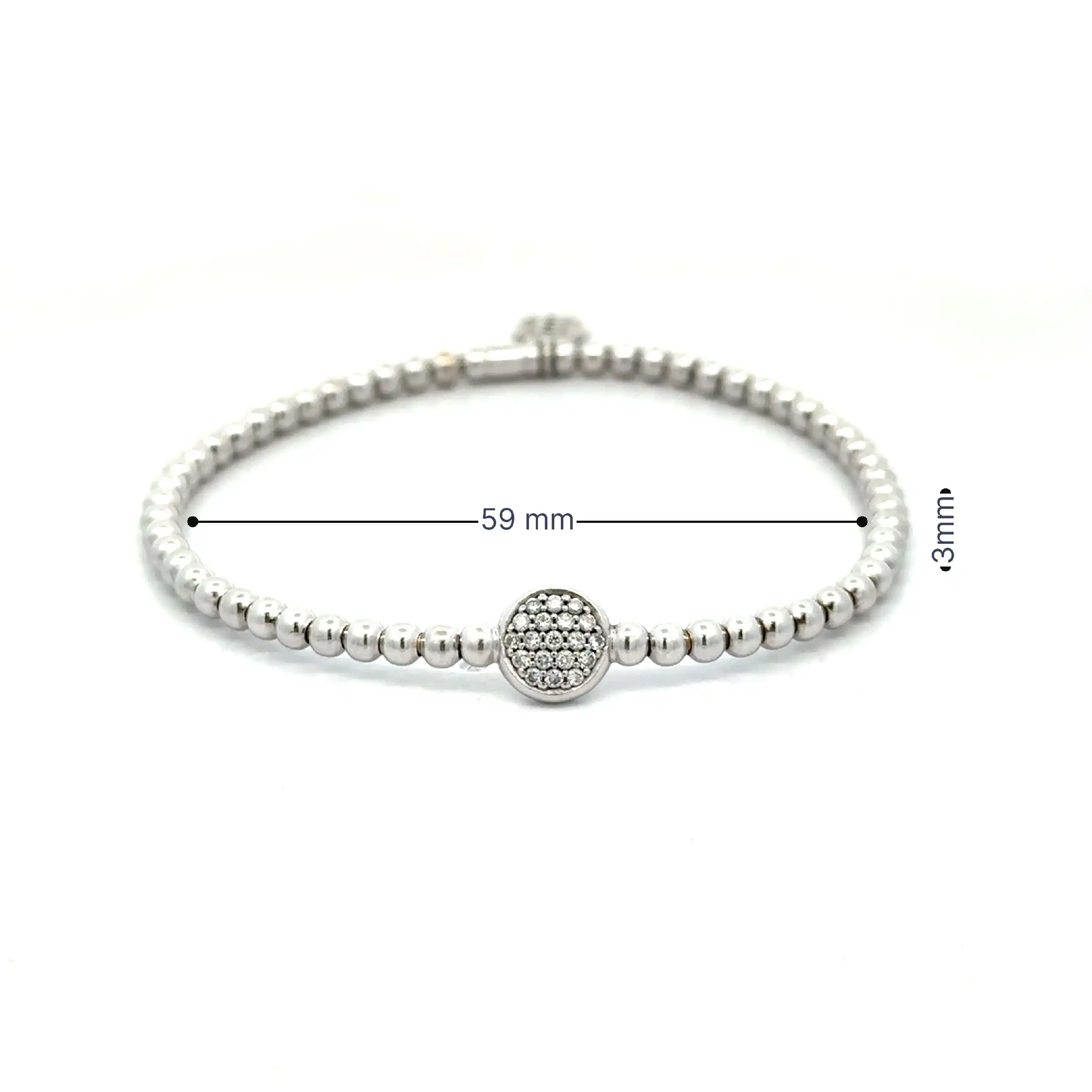 Armband Weißgold mit Brillanten Bron